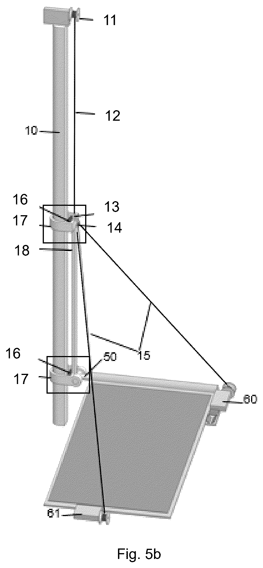 Patent US12348180 Figure 7 – Overhead tensile-actuated solar tracking system and method