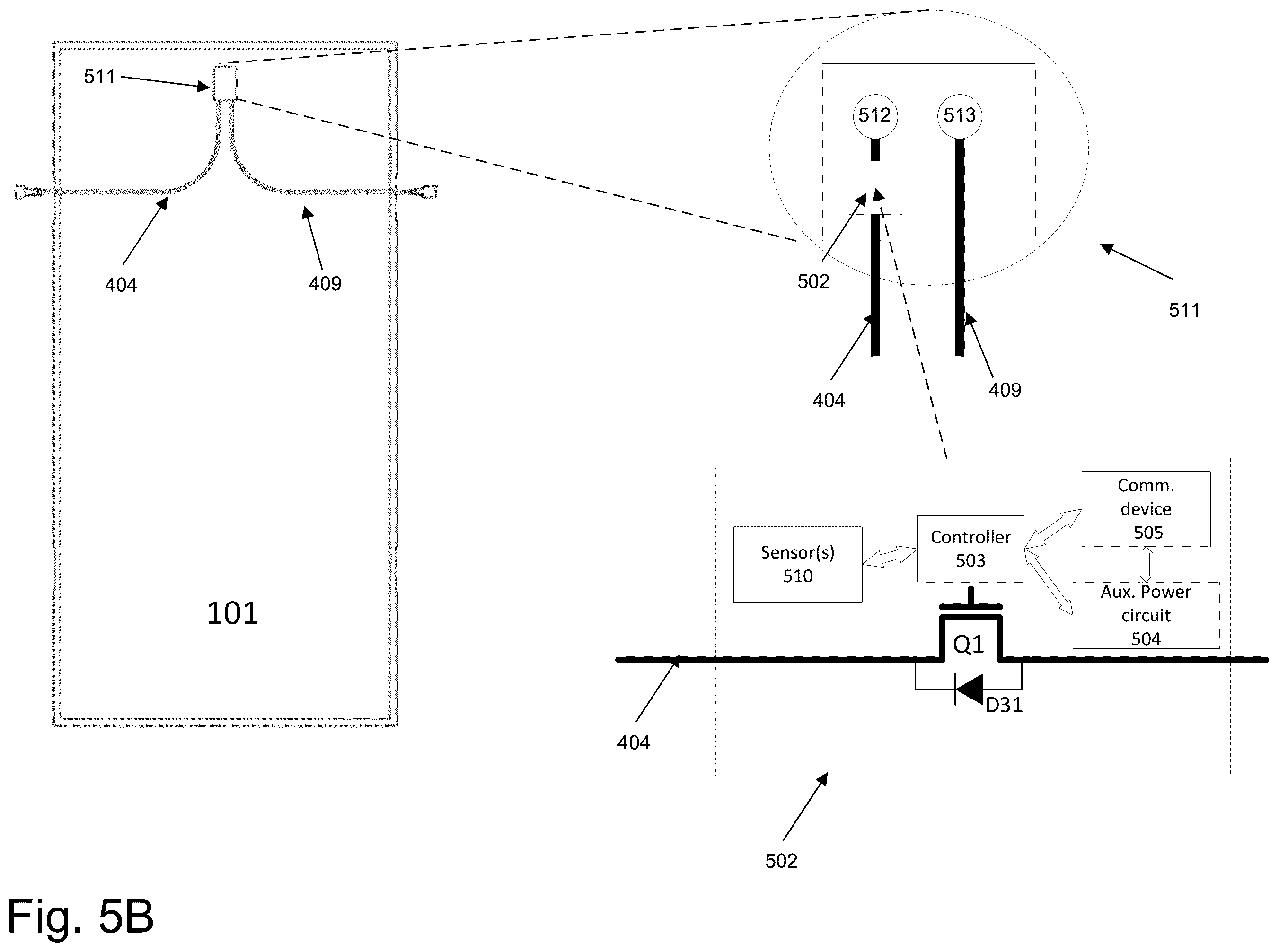 Patent US12348182 Figure 7 – Safety switch for photovoltaic systems