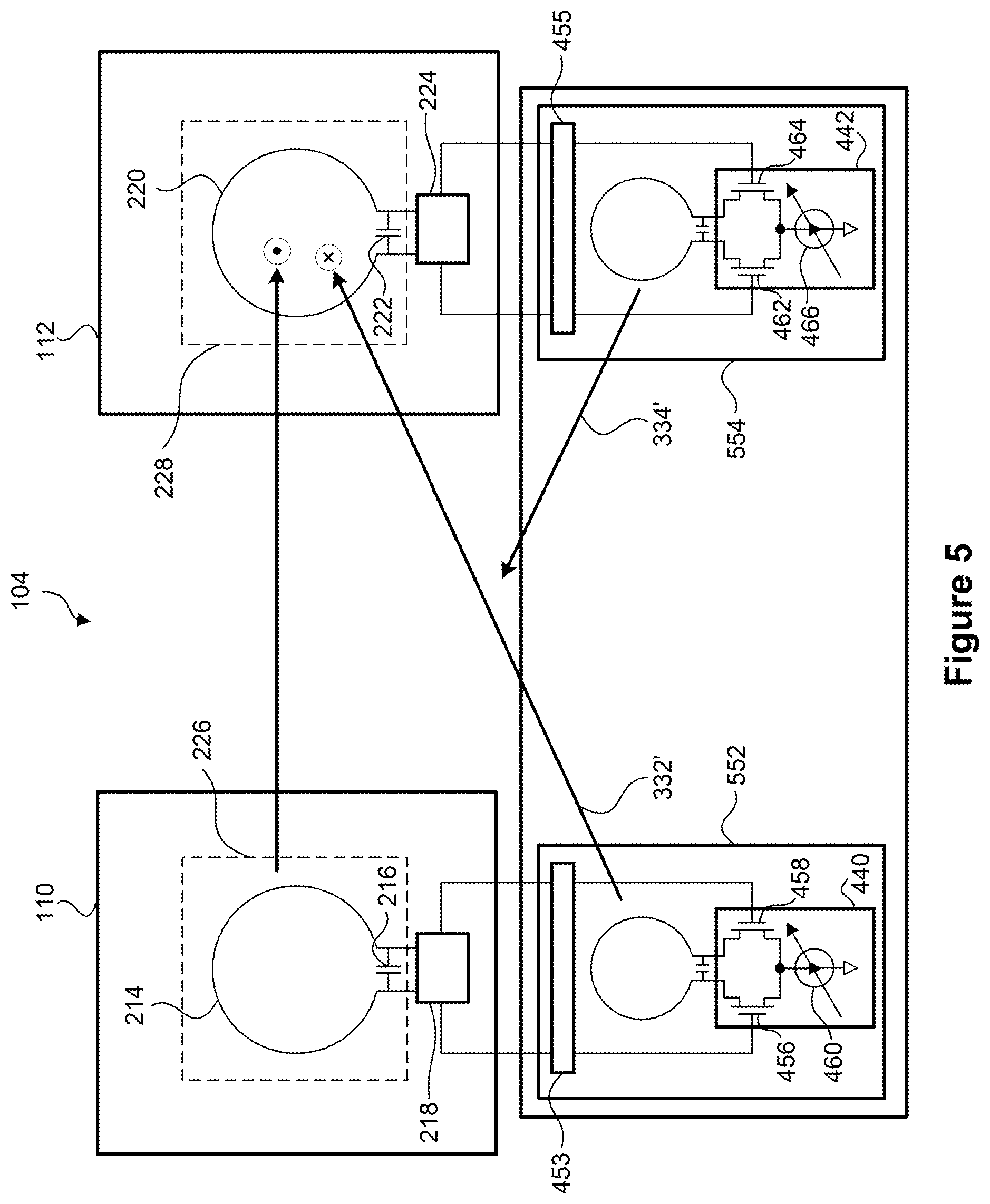 Patent US12348188 Figure 5 – Feedforward cancellation circuit