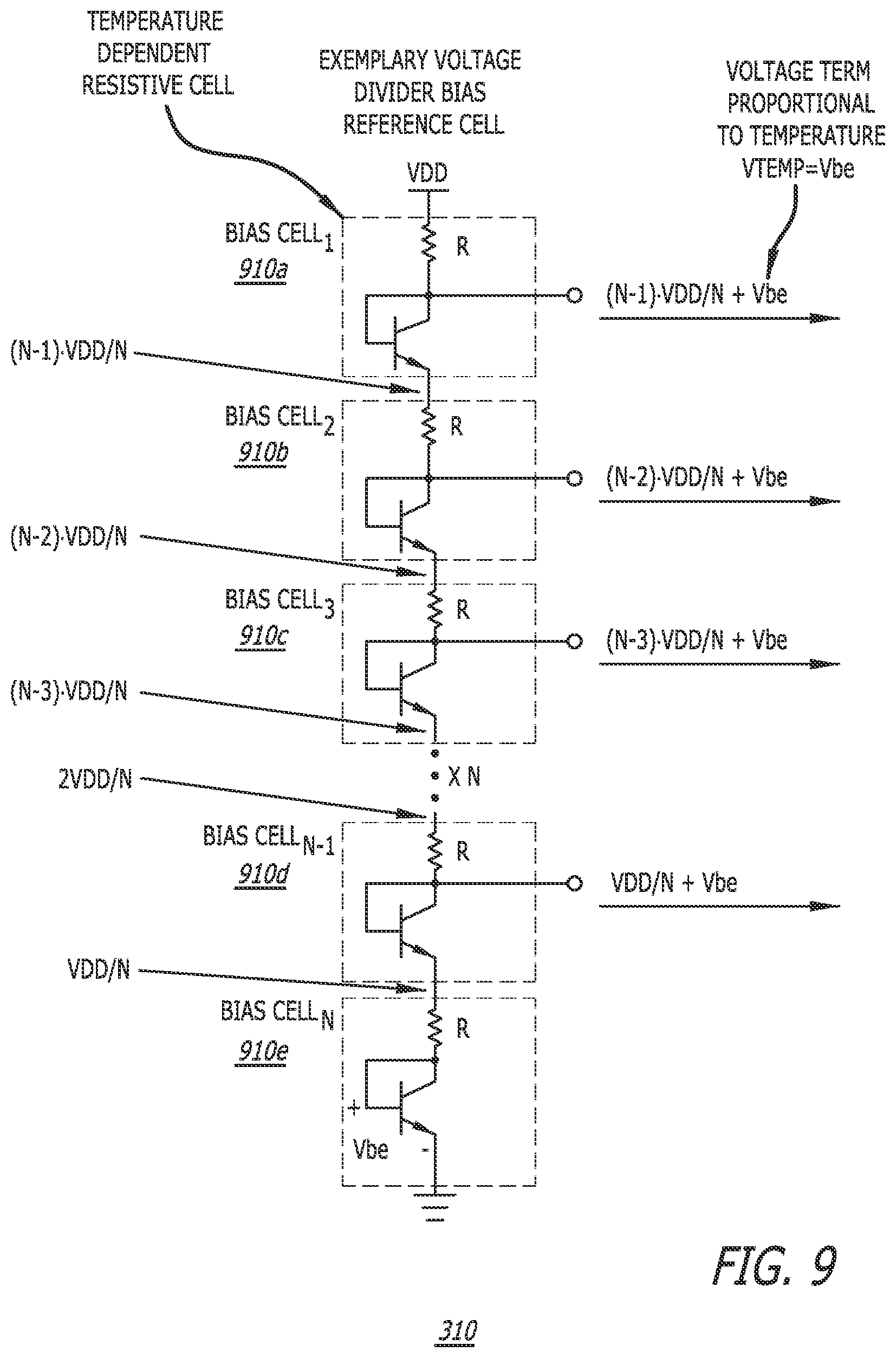 Patent US12348193 Figure 11 – Open loop process and temperature independent bias circuit for stacked device amplifiers