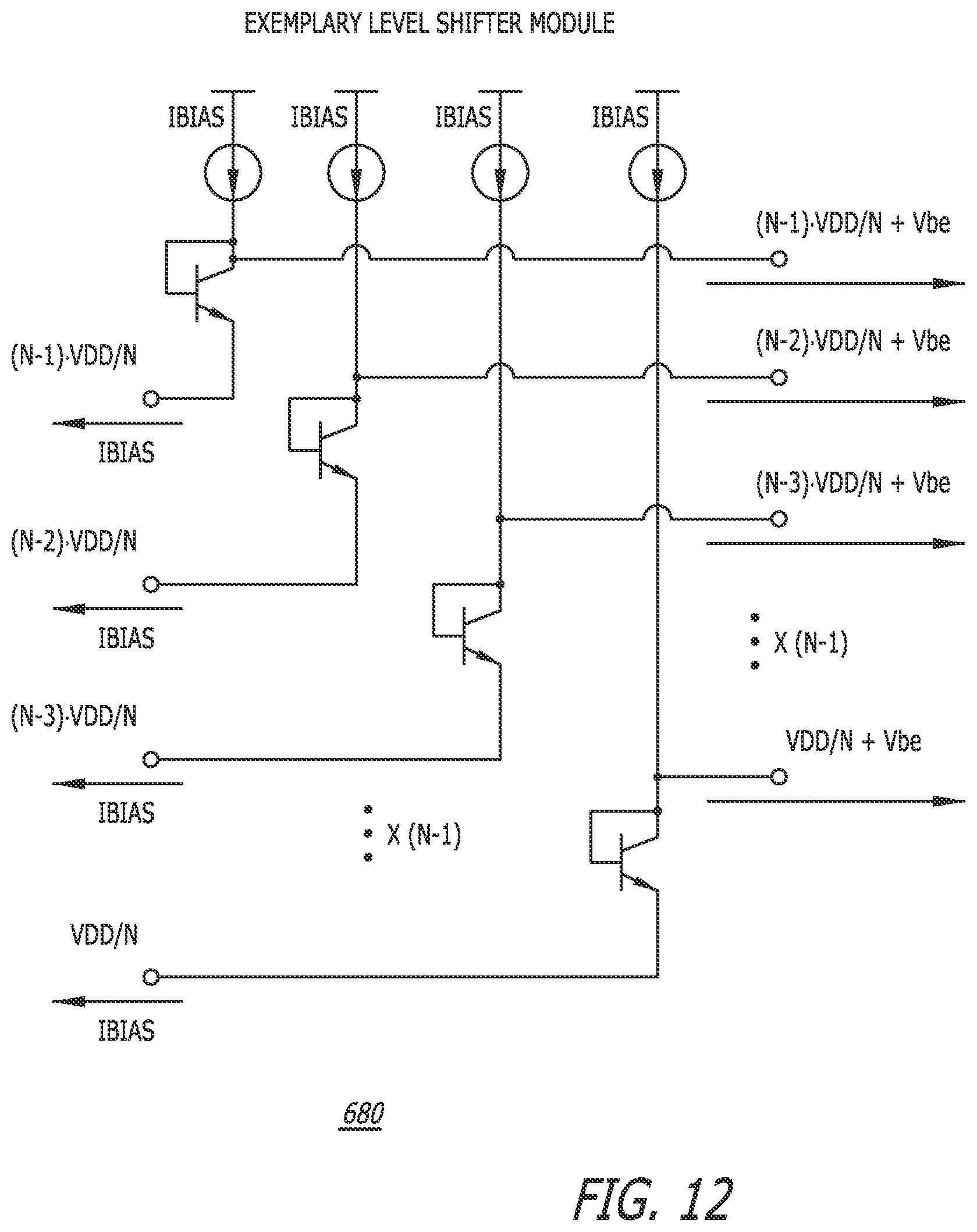 Patent US12348193 Figure 14 – Open loop process and temperature independent bias circuit for stacked device amplifiers