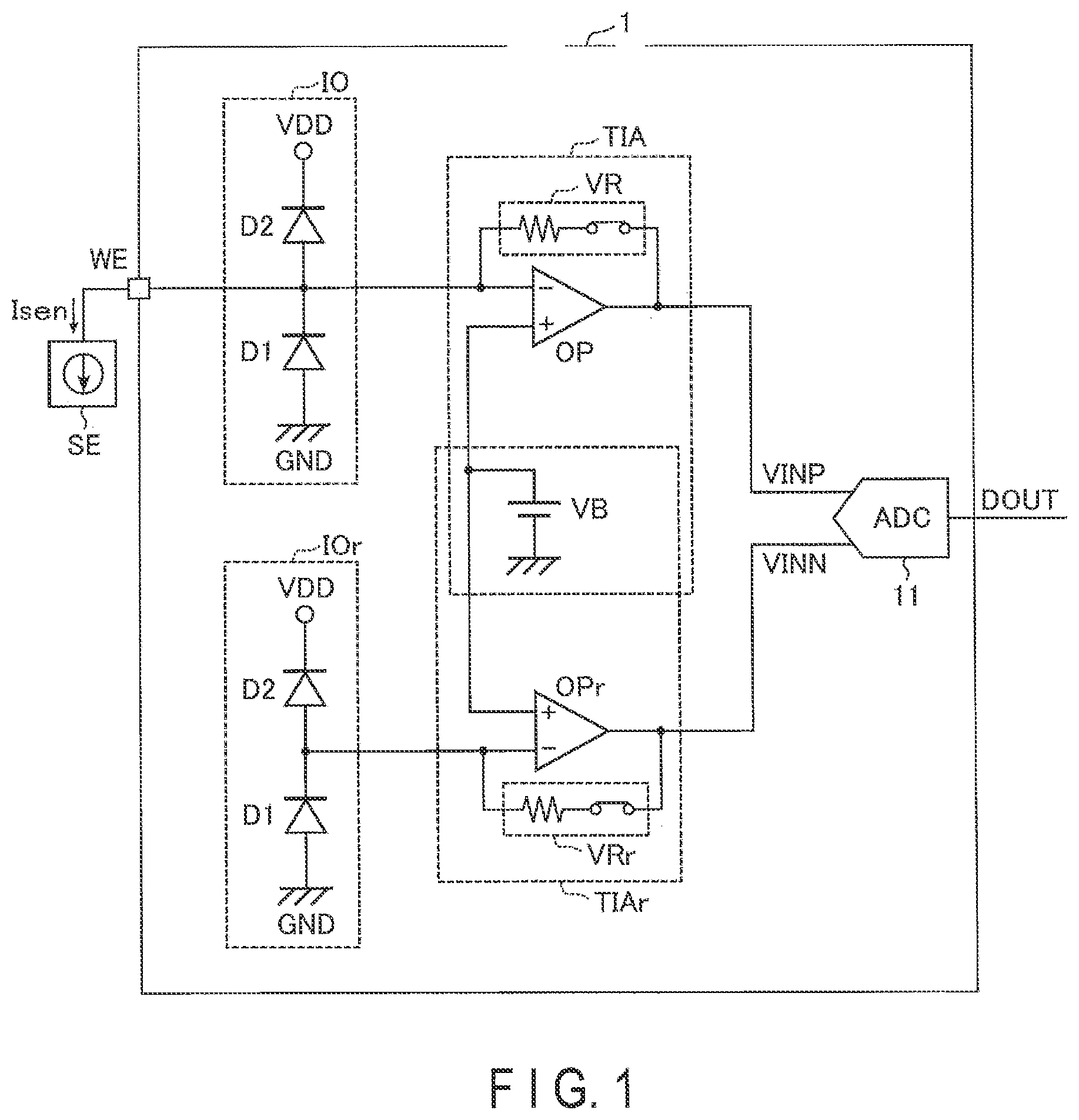 Patent US12348196 — Semiconductor circuit — Figure 1