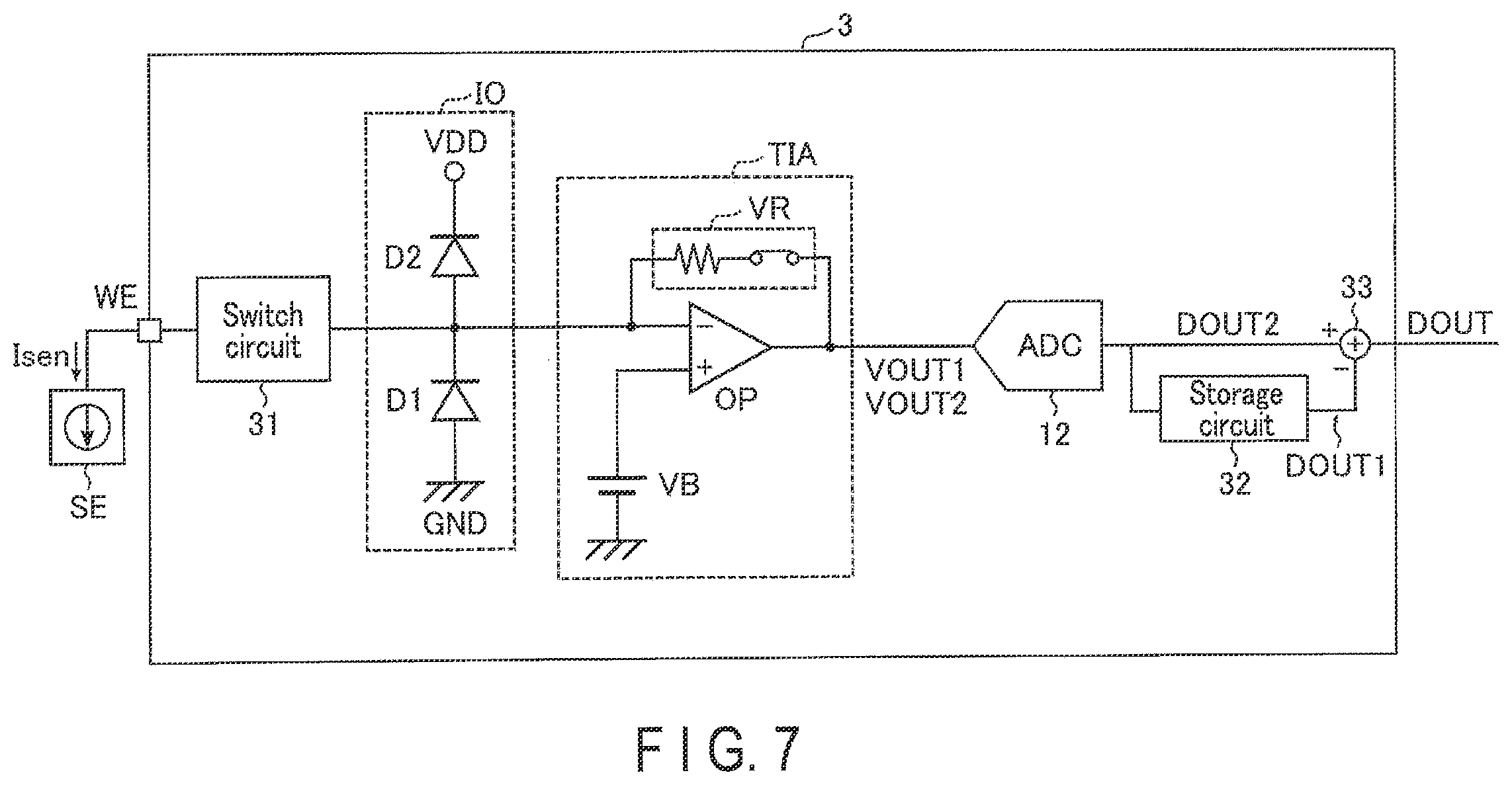 Patent US12348196 Figure 5 – Semiconductor circuit