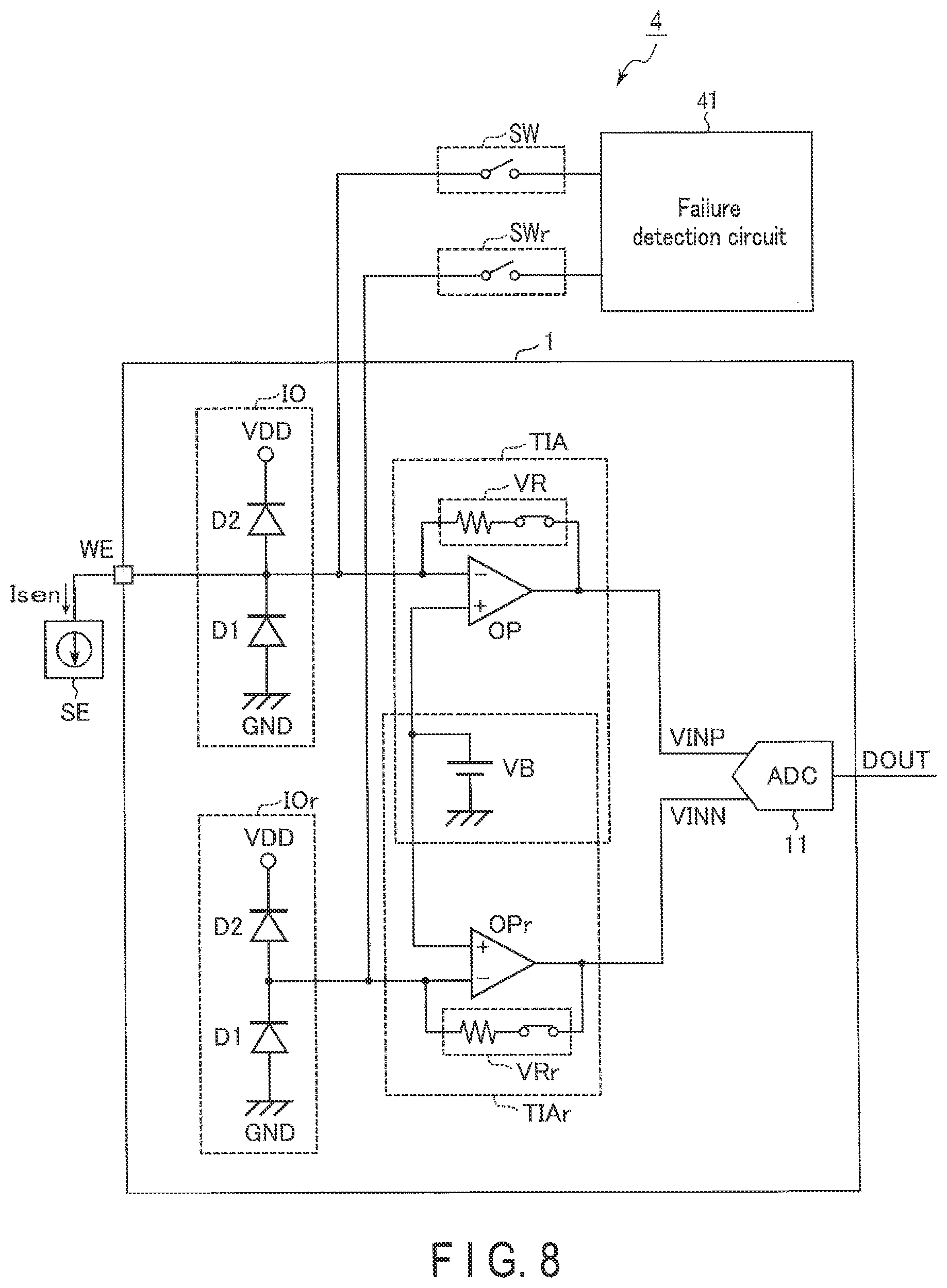 Patent US12348196 Figure 6 – Semiconductor circuit