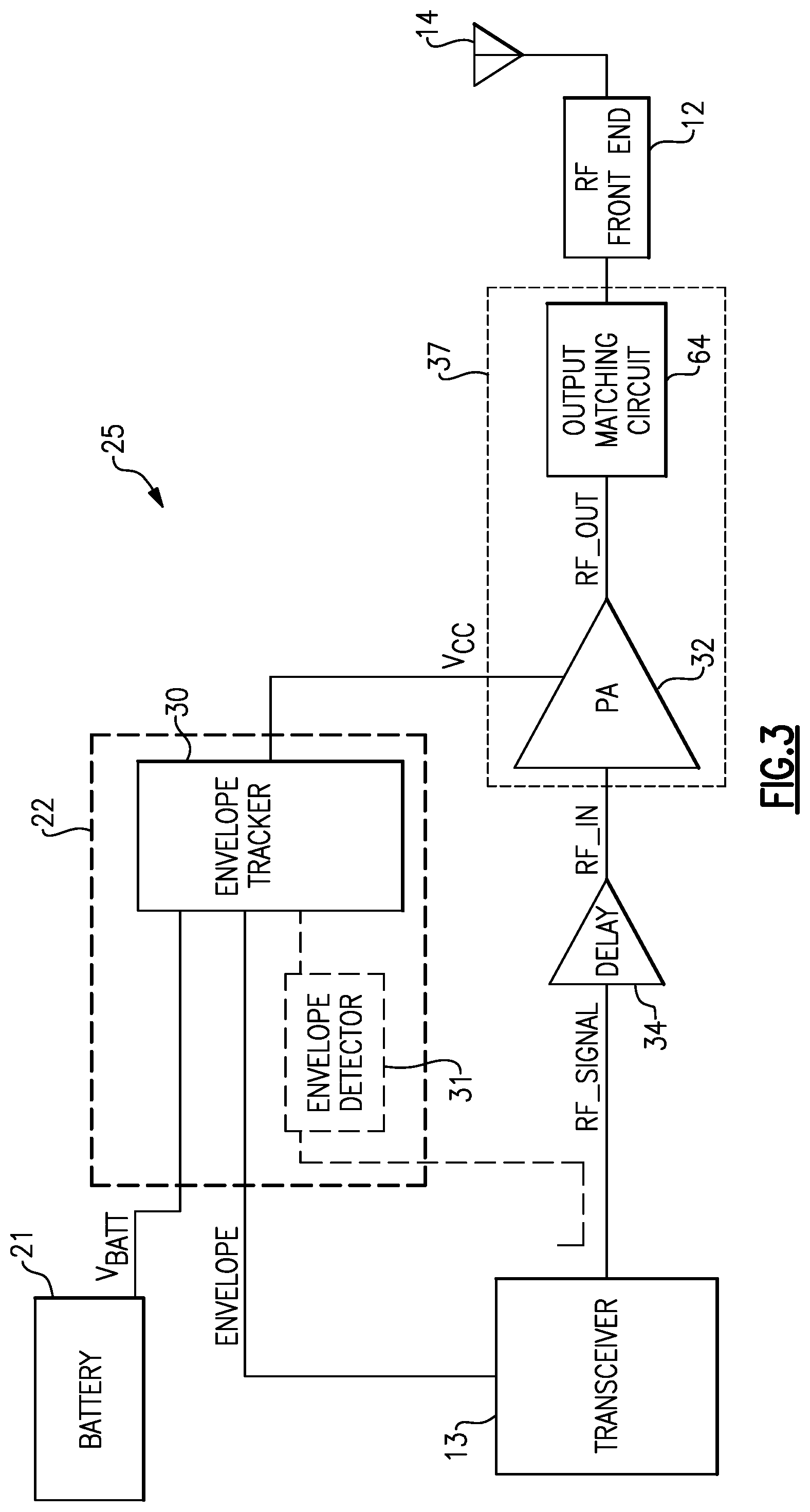 Patent US12348200 Figure 2 – Output matching circuit with suppressed harmonics