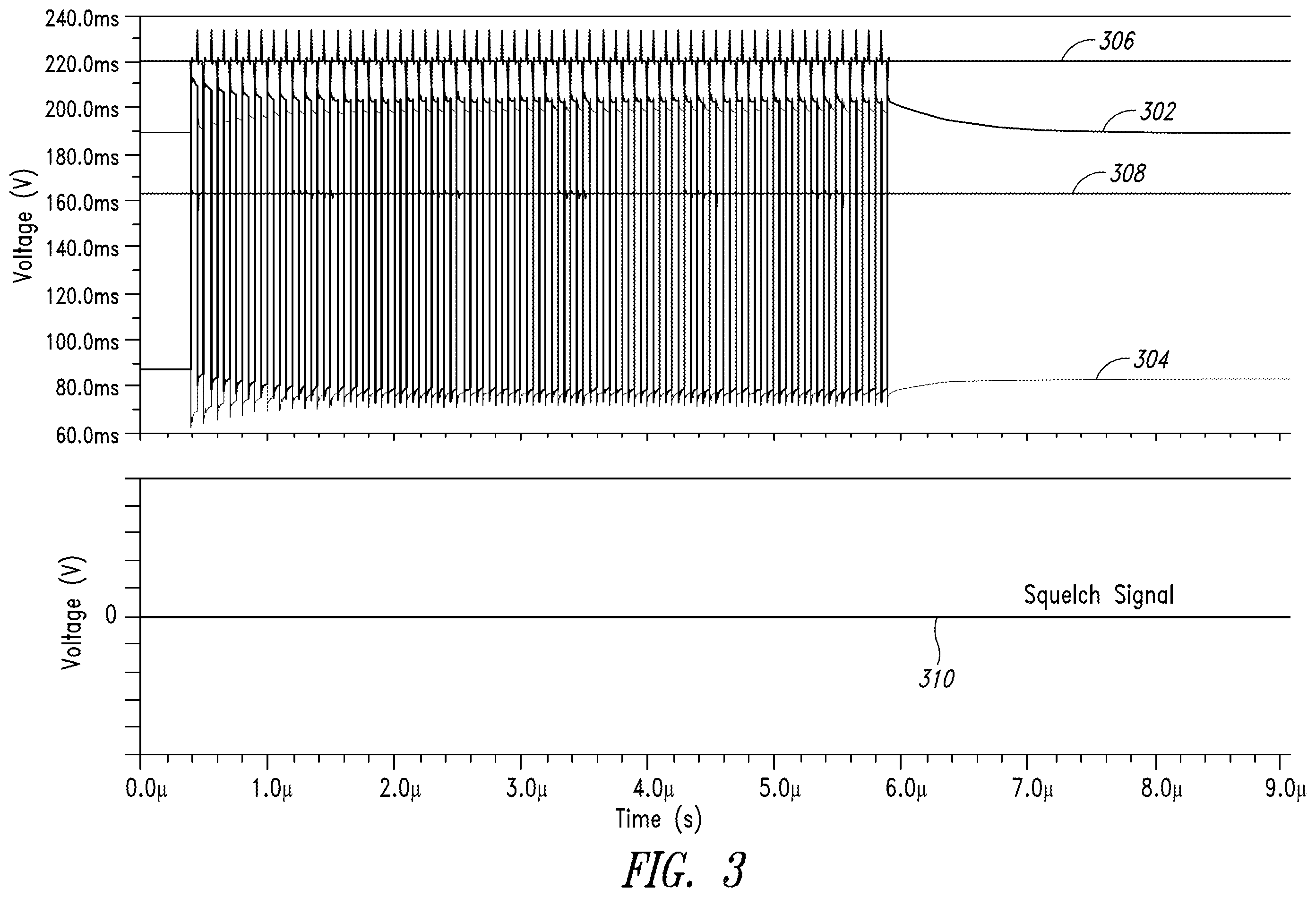 Patent US12348201 Figure 3 – Squelch detection device