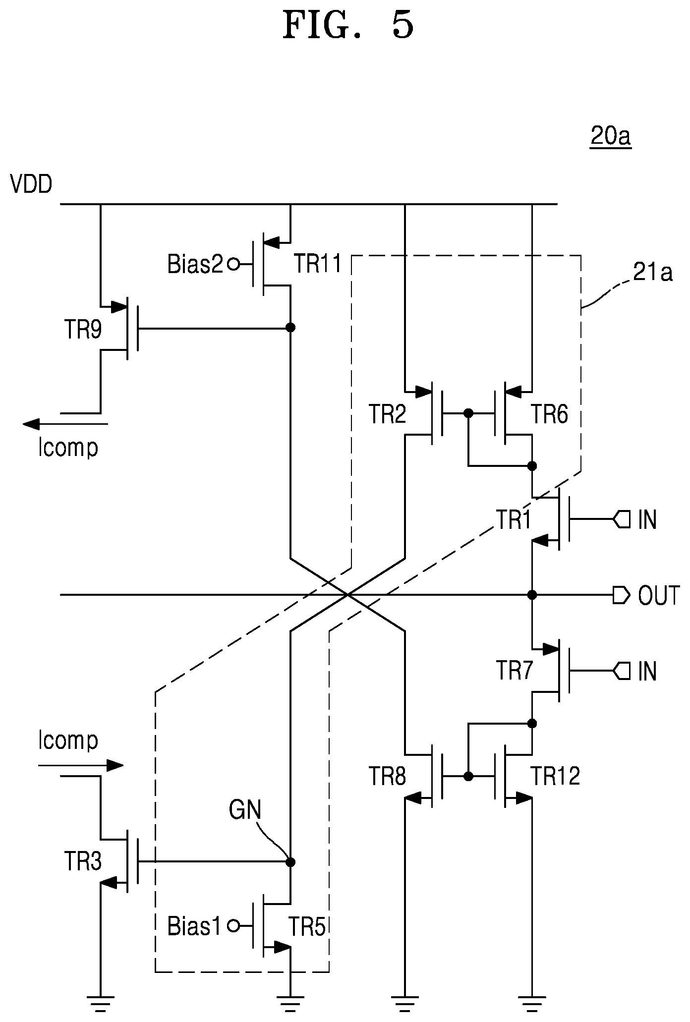 Patent US12348202 Figure 4 – Operational amplifier circuit and operational amplifier compensation circuit for amplifying input signal at high slew rate