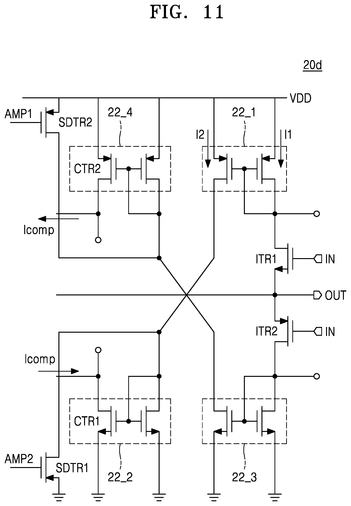 Patent US12348202 Figure 12 – Operational amplifier circuit and operational amplifier compensation circuit for amplifying input signal at high slew rate