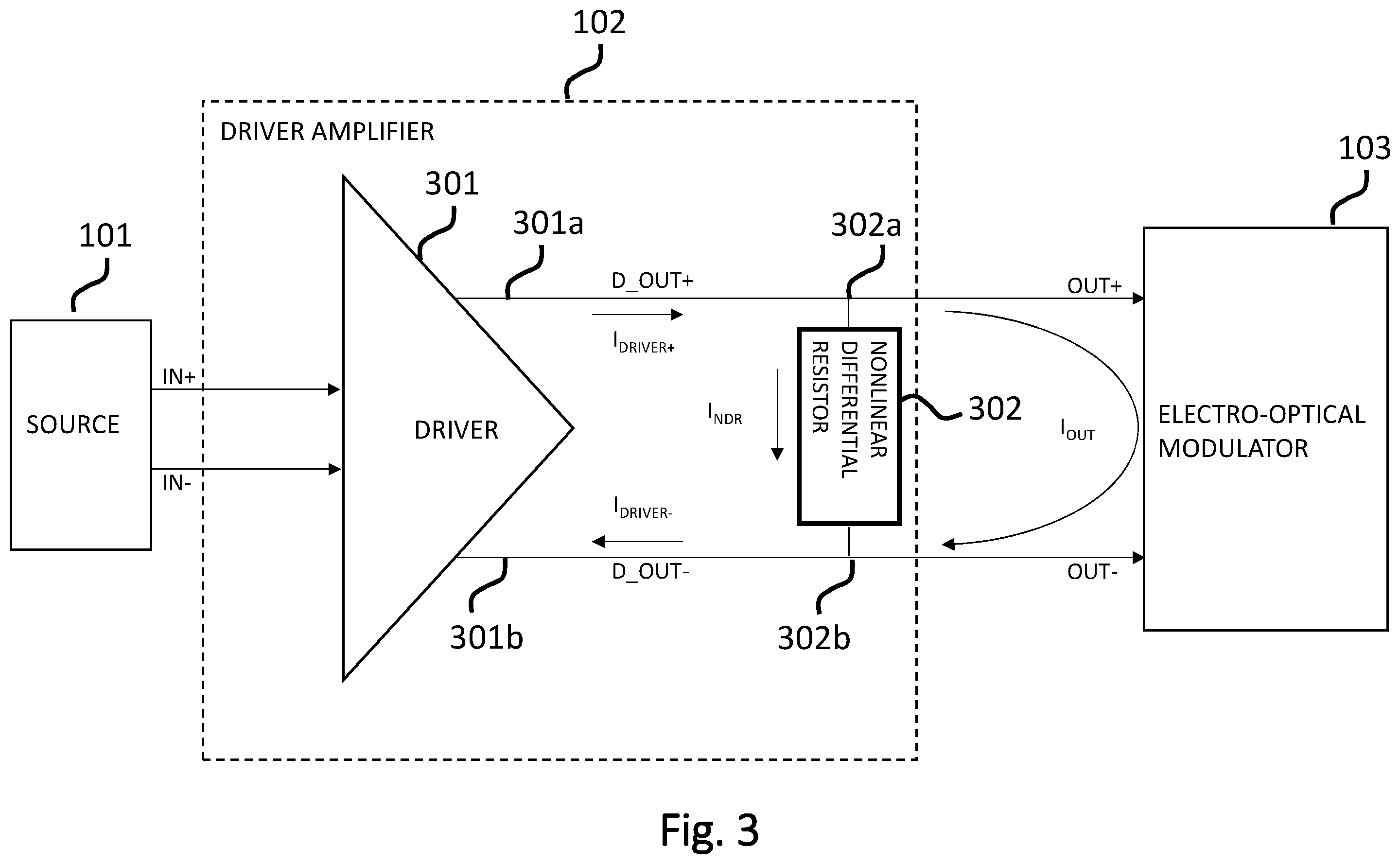 Patent US12348204 Figure 3 – Driver amplifier