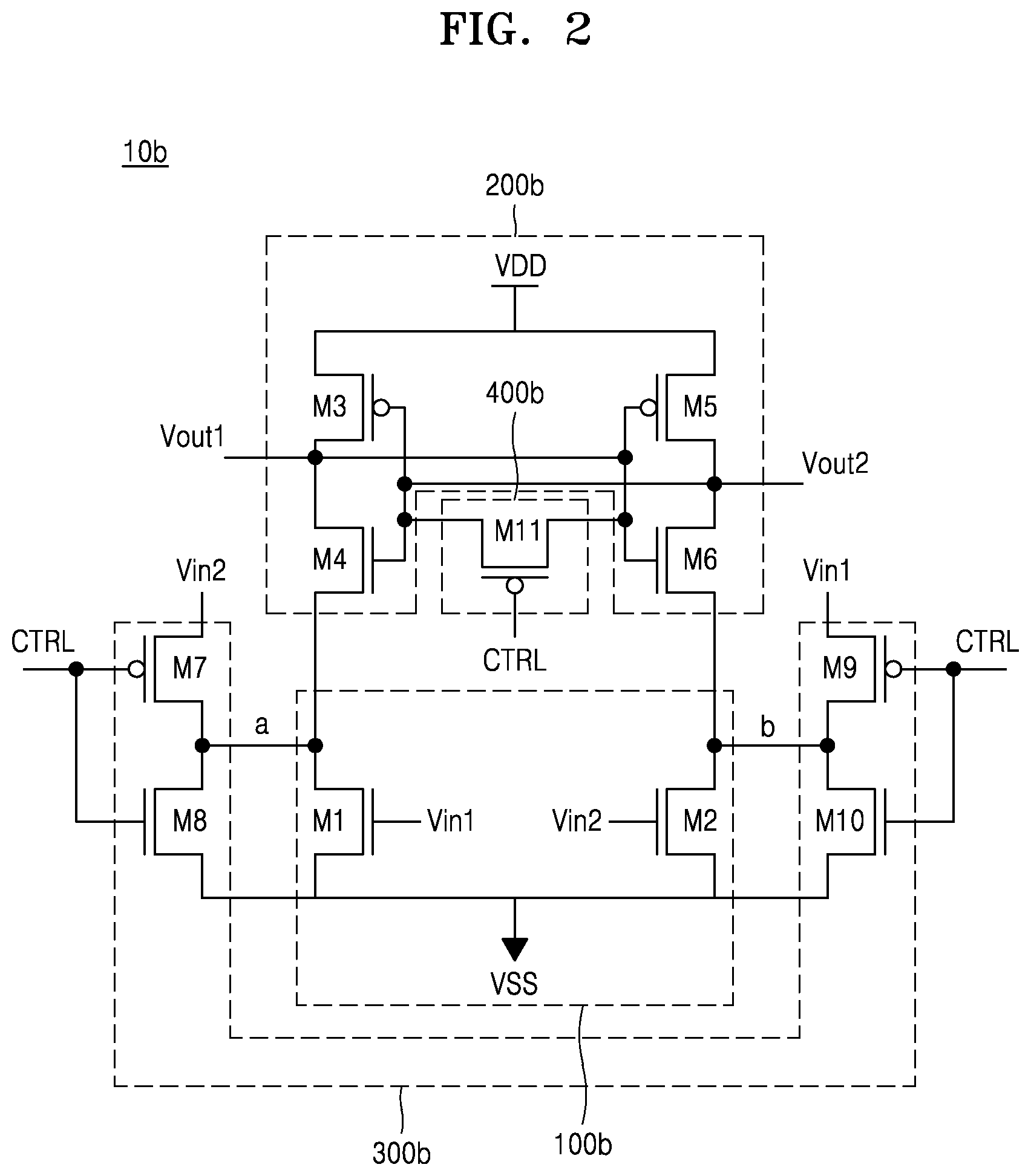 Patent US12348205 Figure 2 – Amplifier circuit