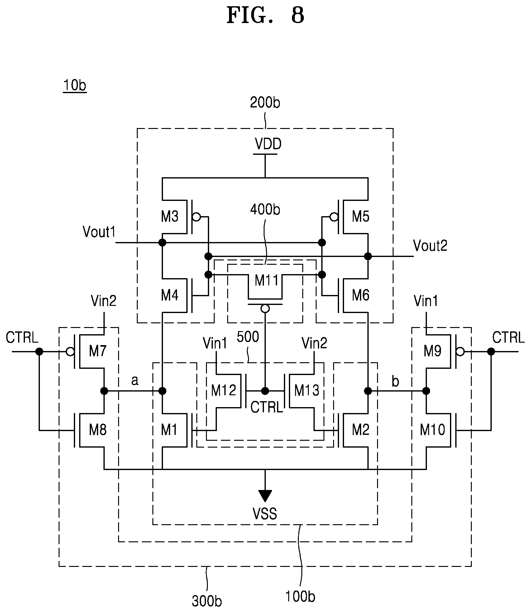 Patent US12348205 Figure 11 – Amplifier circuit