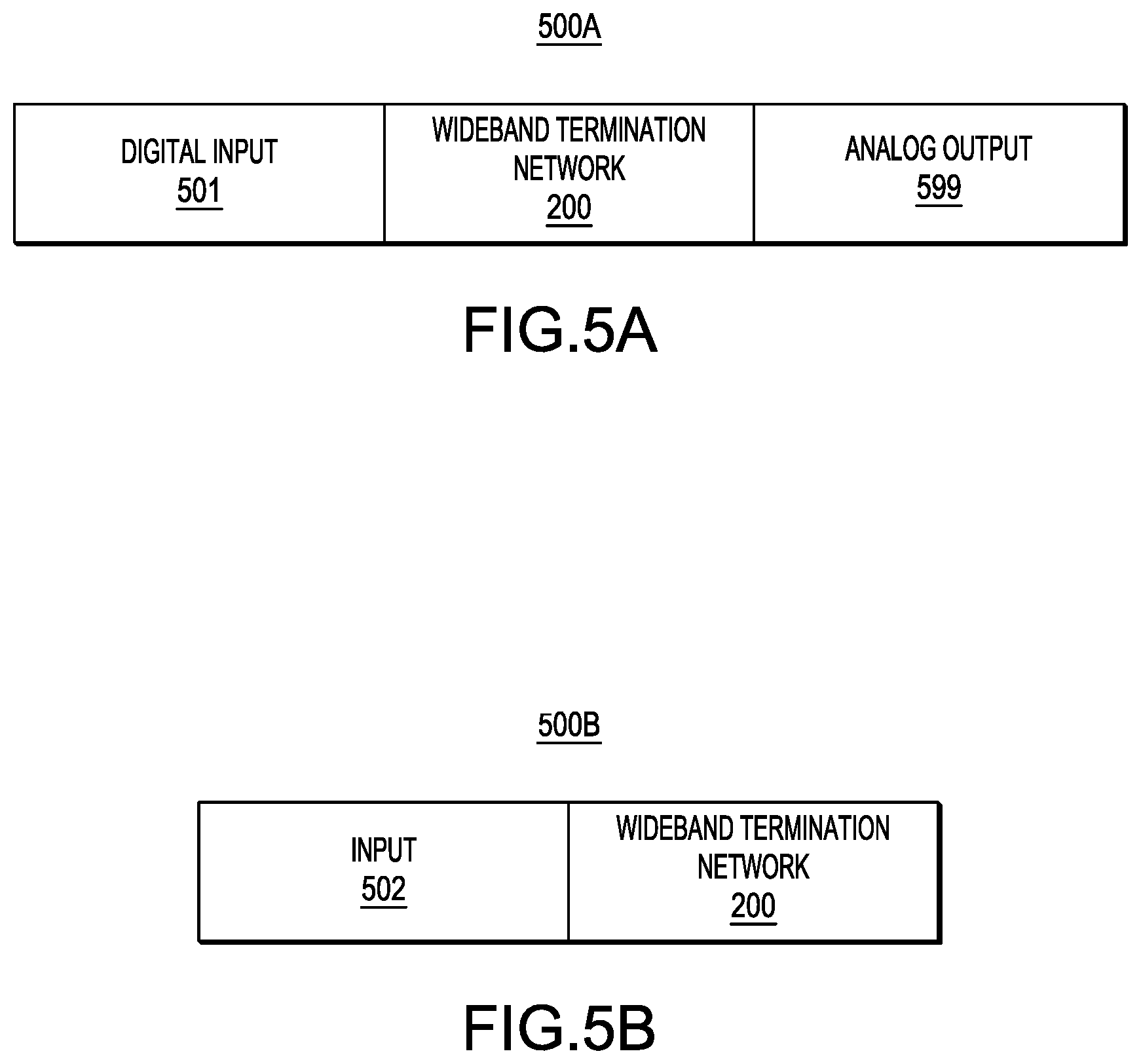 Patent US12348207 Figure 5 – Wideband termination network