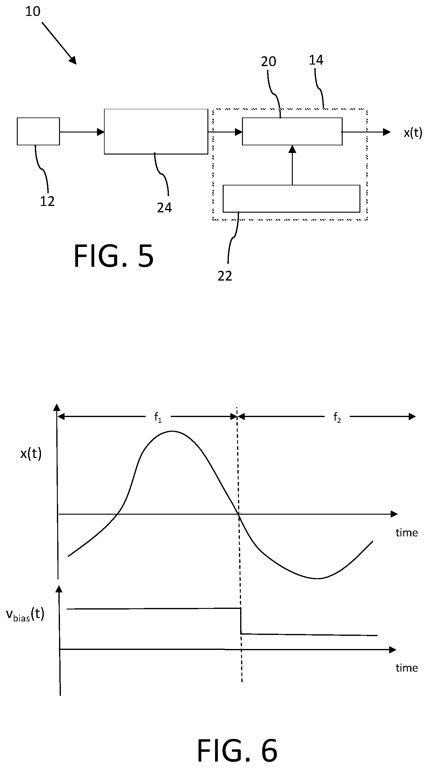 Patent US12348208 Figure 3 – Fast frequency switching in a variable RF filter