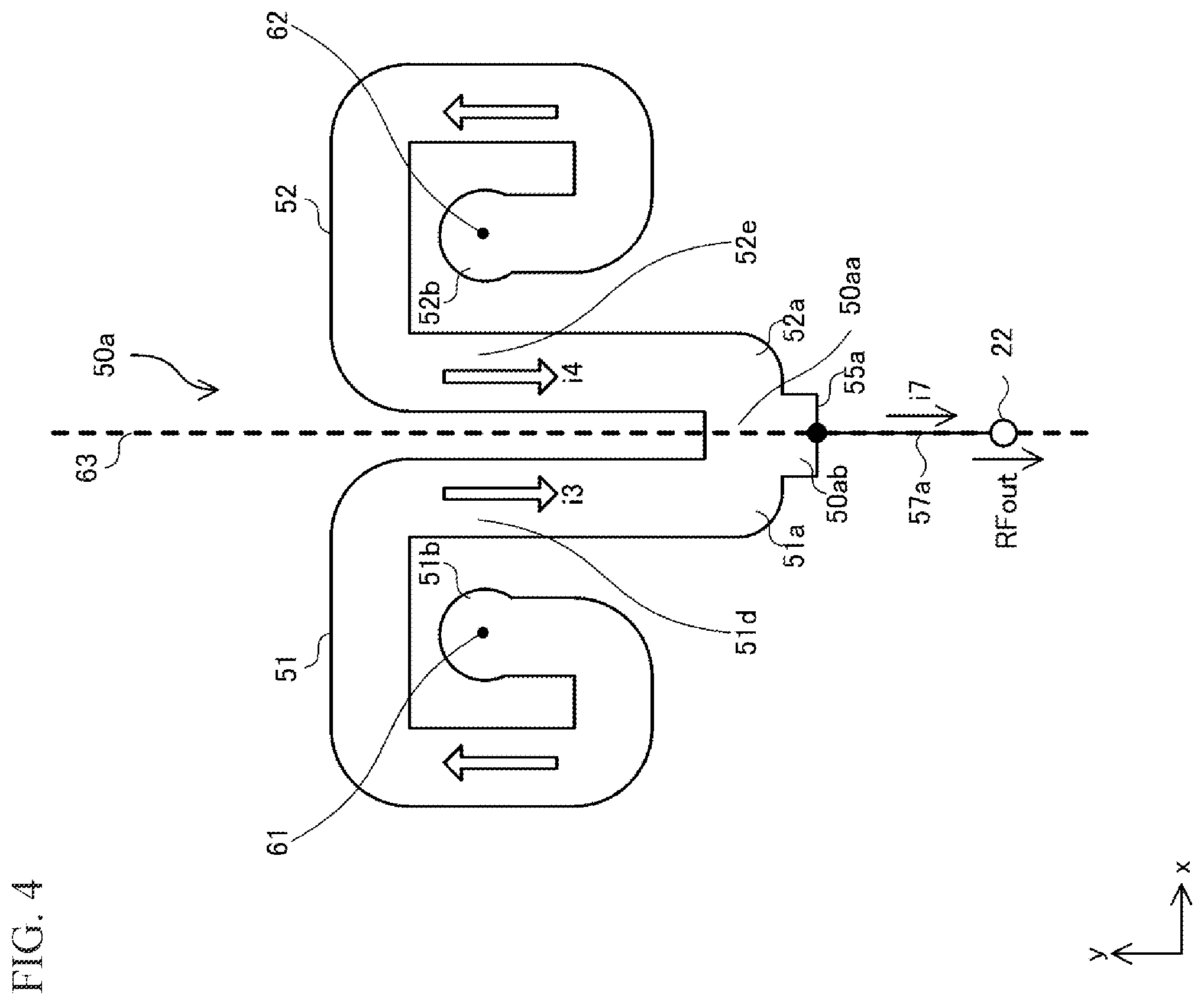 Patent US12348211 Figure 4 – Combining balun and differential amplification device