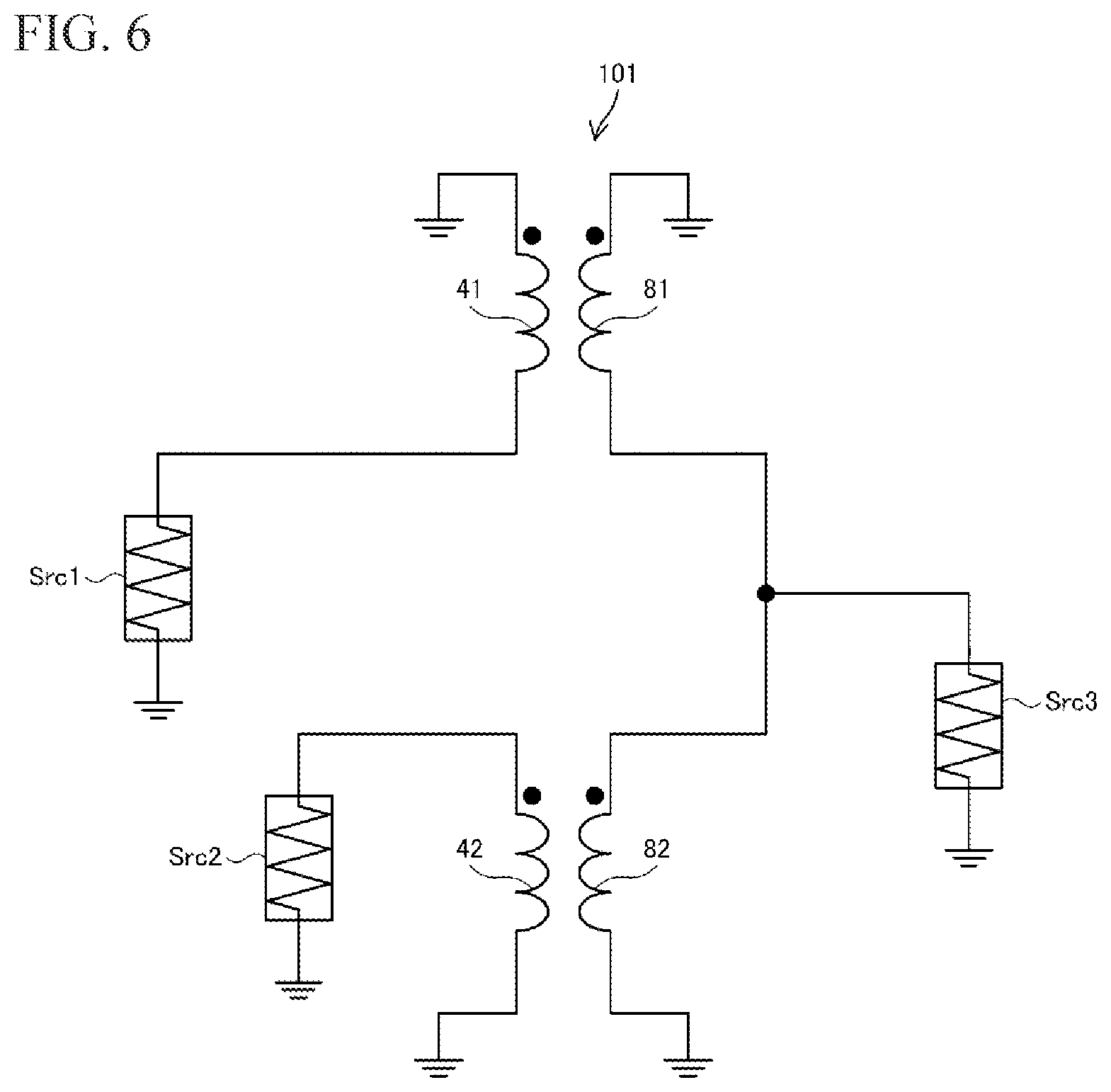Patent US12348211 Figure 6 – Combining balun and differential amplification device