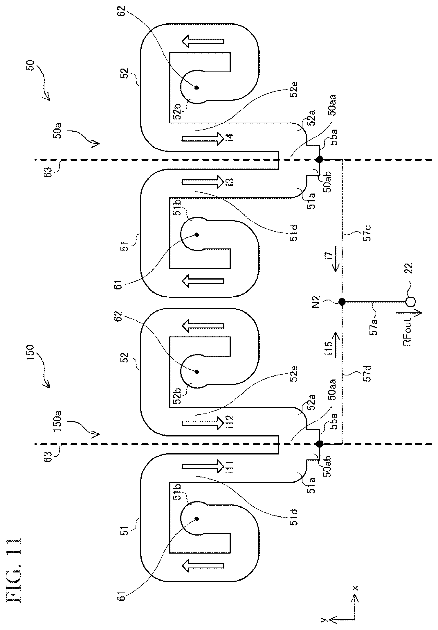 Patent US12348211 Figure 10 – Combining balun and differential amplification device