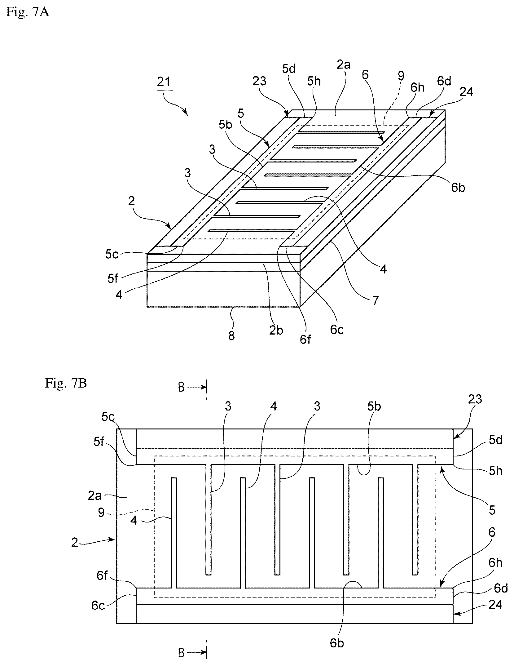 Patent US12348212 Figure 5 – Elastic wave device and ladder filter