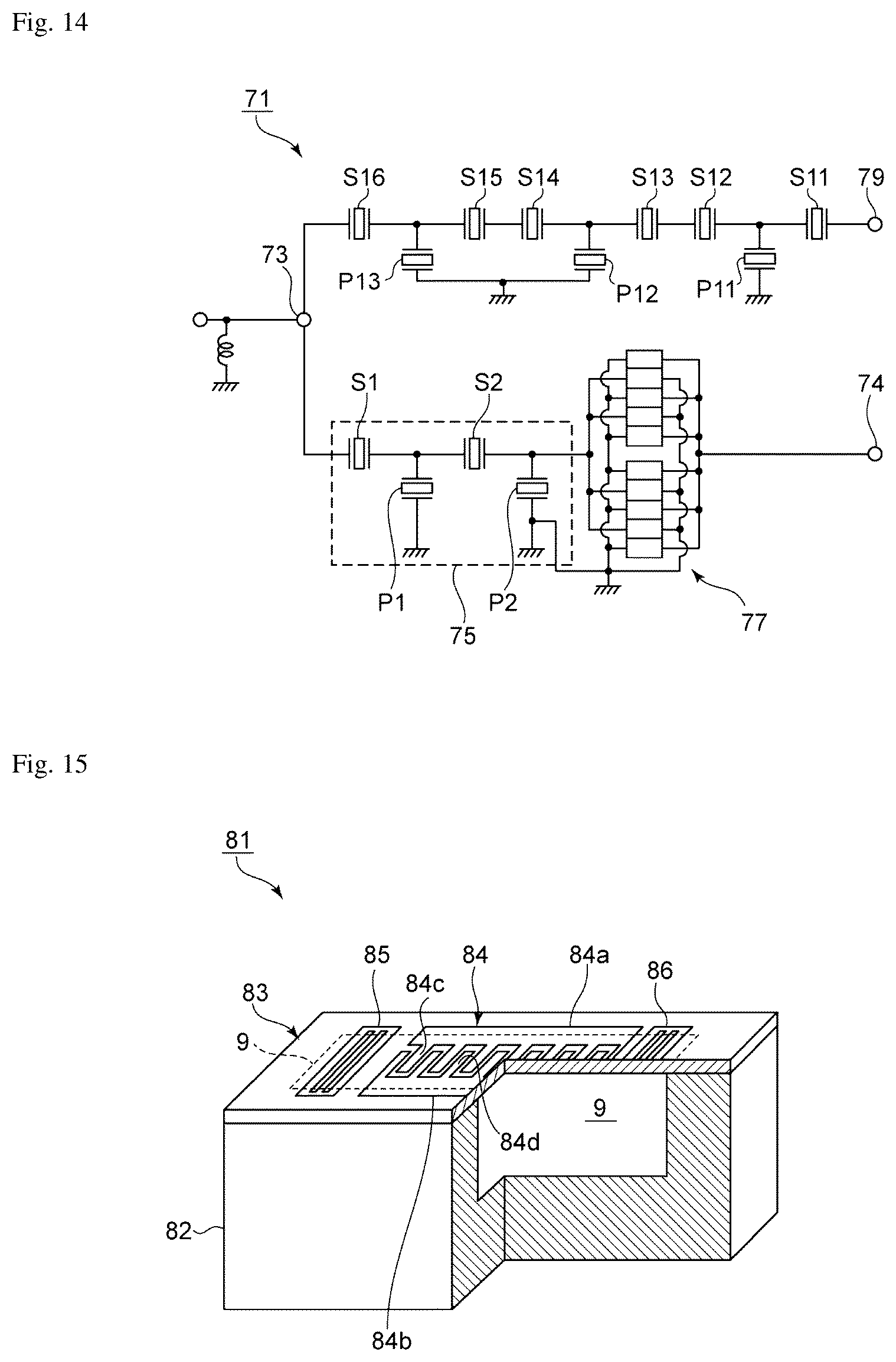 Patent US12348212 Figure 10 – Elastic wave device and ladder filter