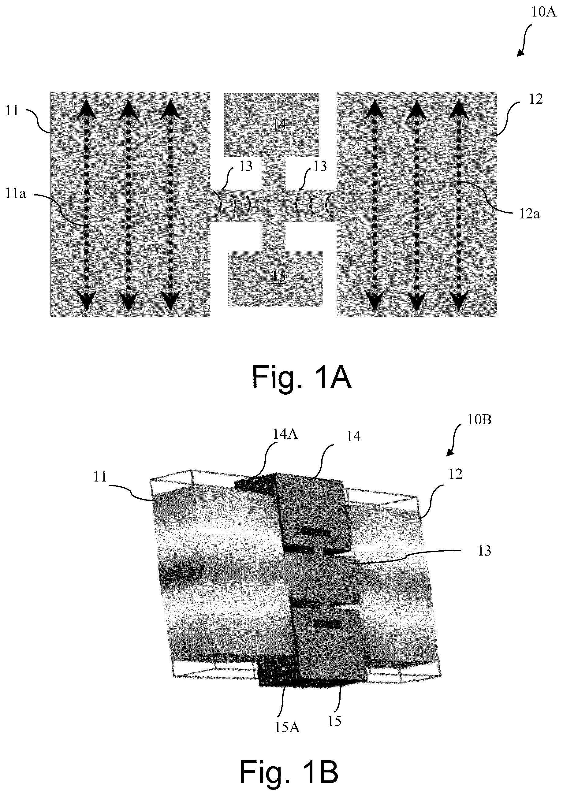 Patent US12348213 Figure 1 – Dual proof-mass resonators with low support loss