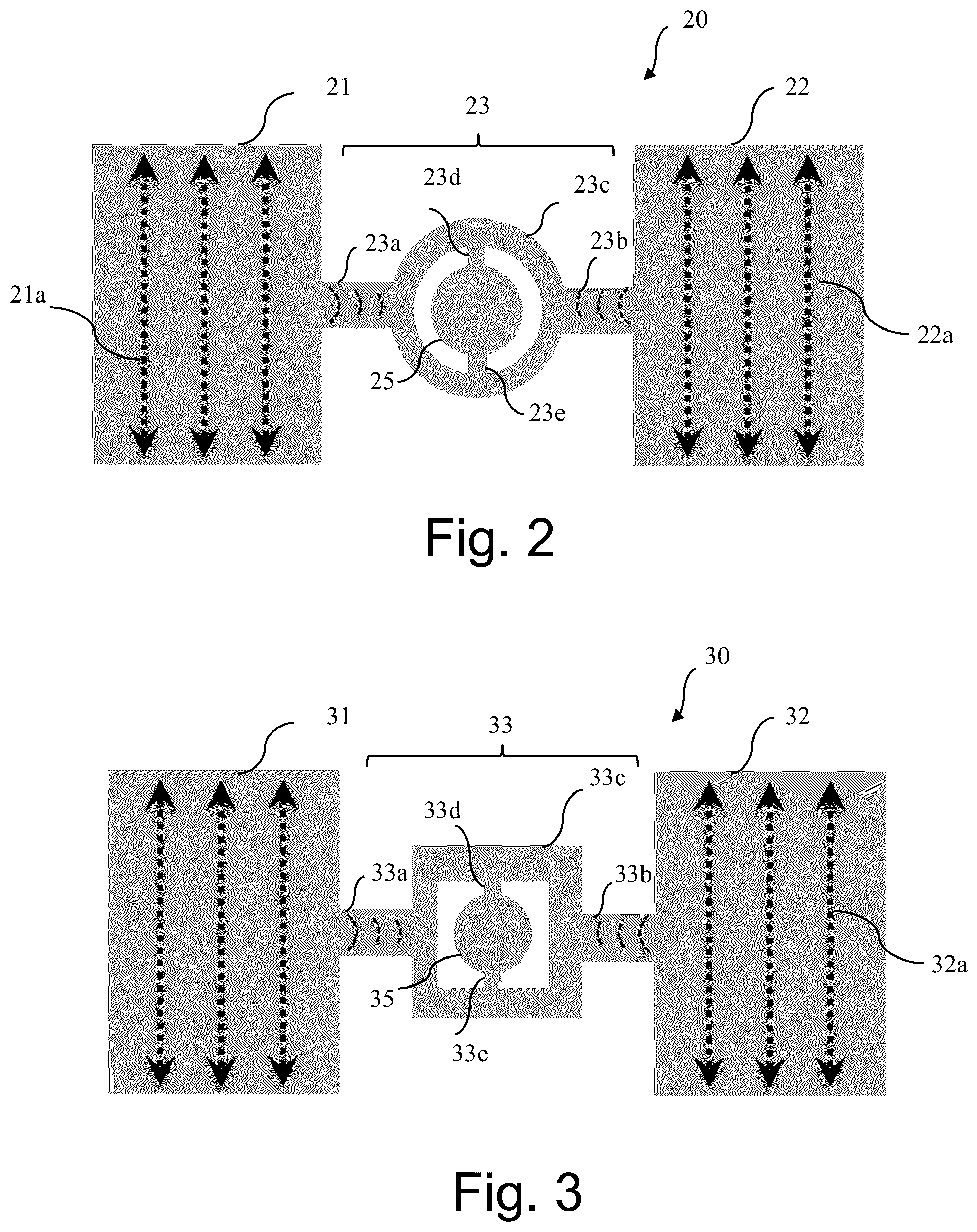 Patent US12348213 Figure 2 – Dual proof-mass resonators with low support loss