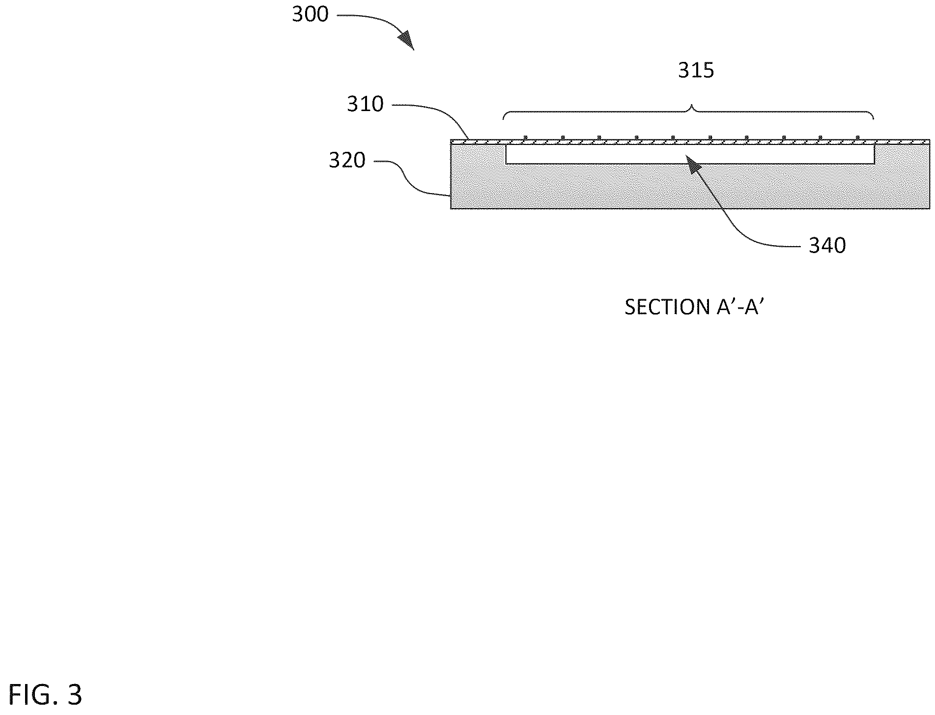 Patent US12348215 Figure 3 – Transversely-excited film bulk acoustic resonator using YX-cut lithium niobate for high power applications