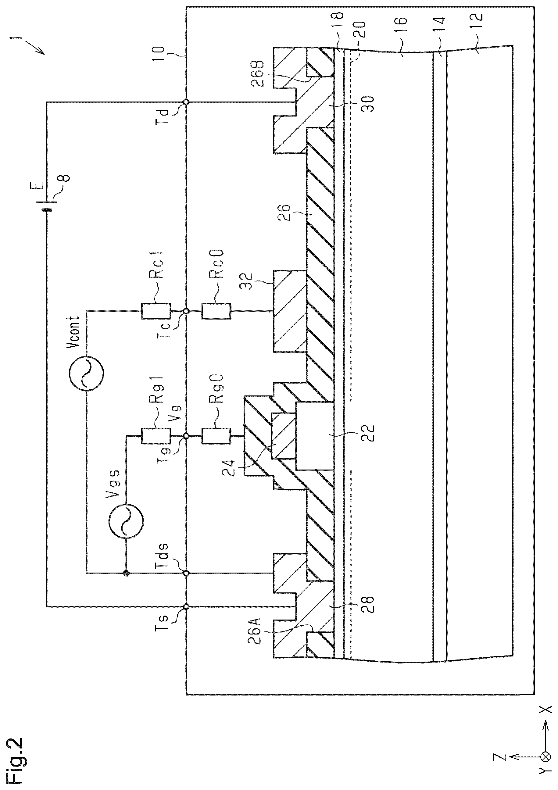 Patent US12348220 Figure 2 – Nitride semiconductor module