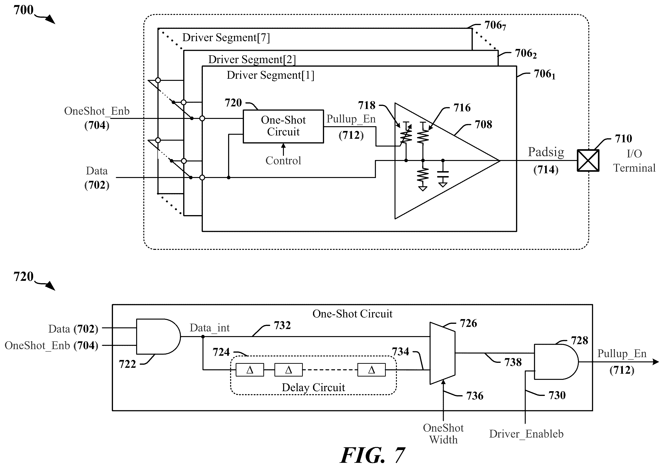 Patent US12348227 Figure 7 – Double data rate output circuit with reconfigurable equalizer