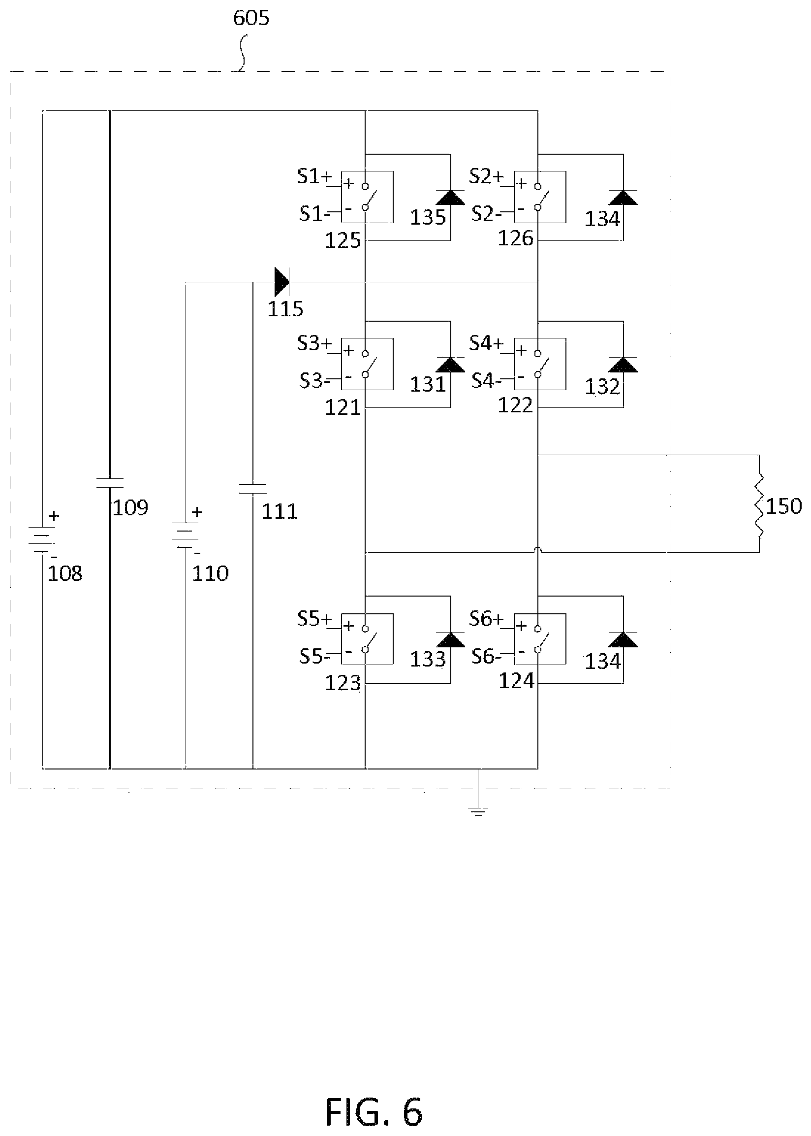 Patent US12348228 Figure 6 – Bipolar high voltage pulser