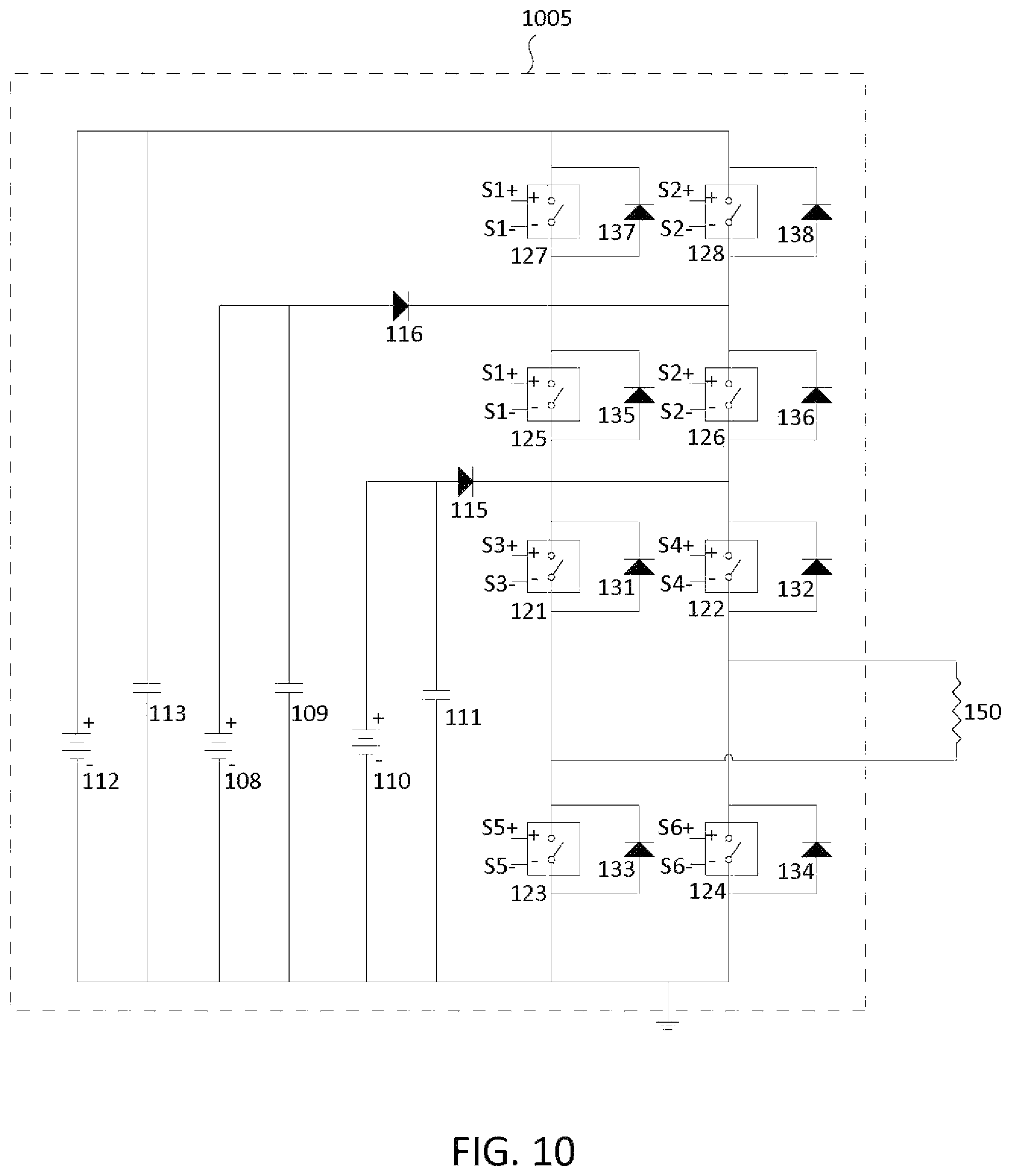 Patent US12348228 Figure 10 – Bipolar high voltage pulser