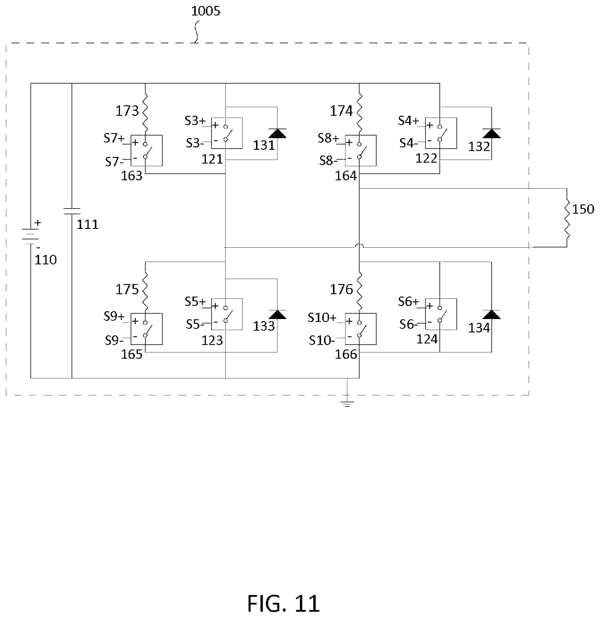 Patent US12348228 Figure 11 – Bipolar high voltage pulser