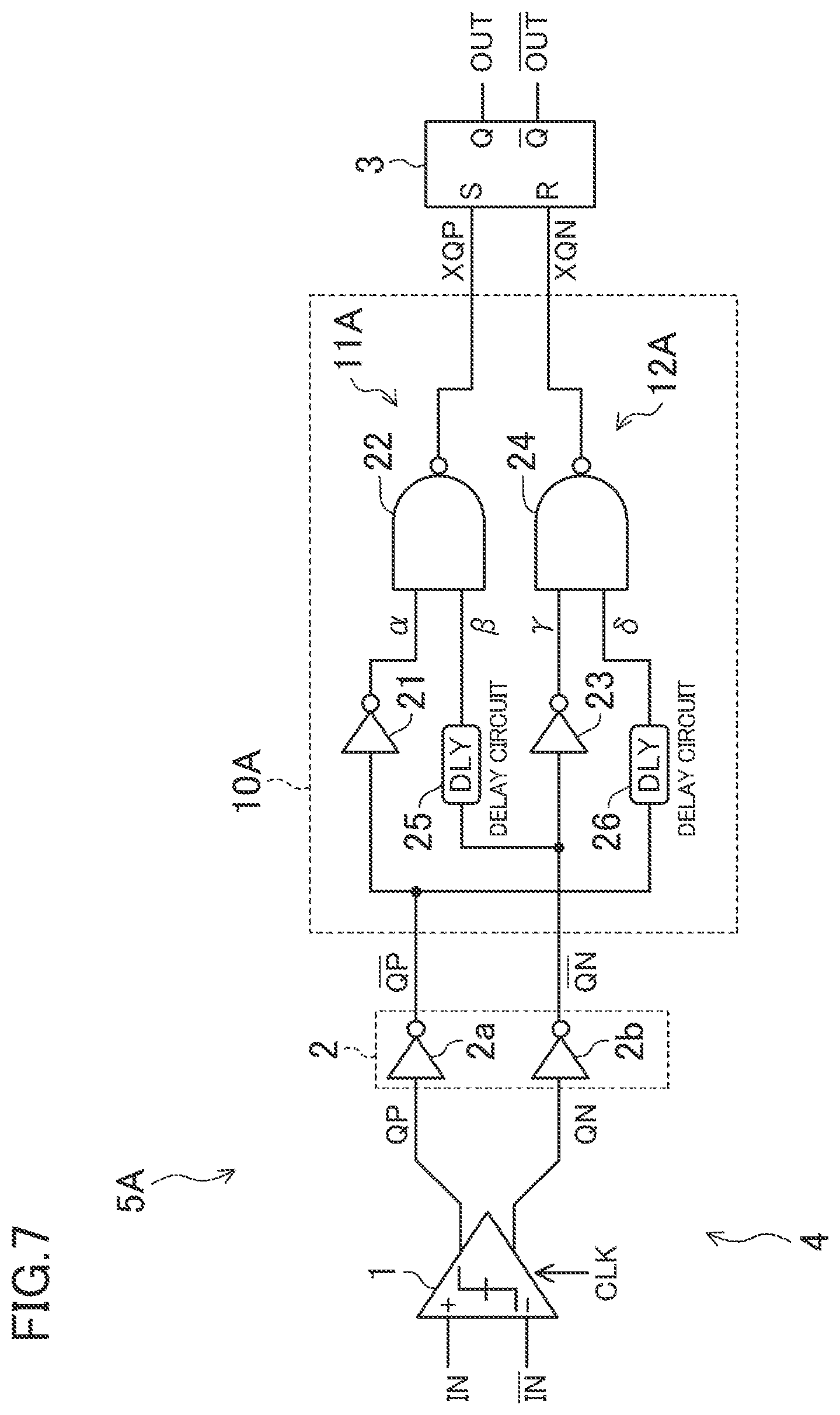 Patent US12348240 Figure 7 – Comparator circuit and A/D converter