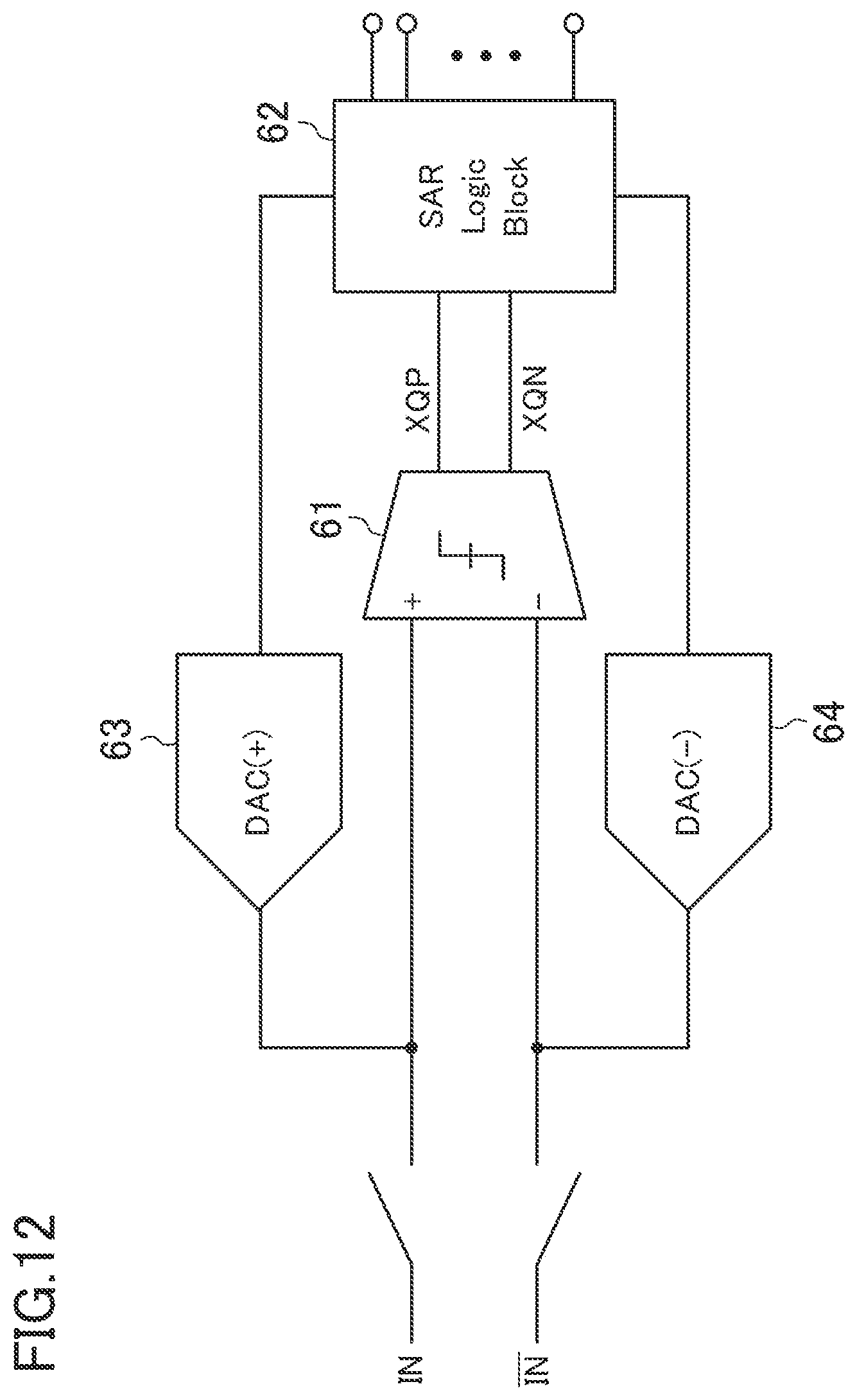 Patent US12348240 Figure 12 – Comparator circuit and A/D converter