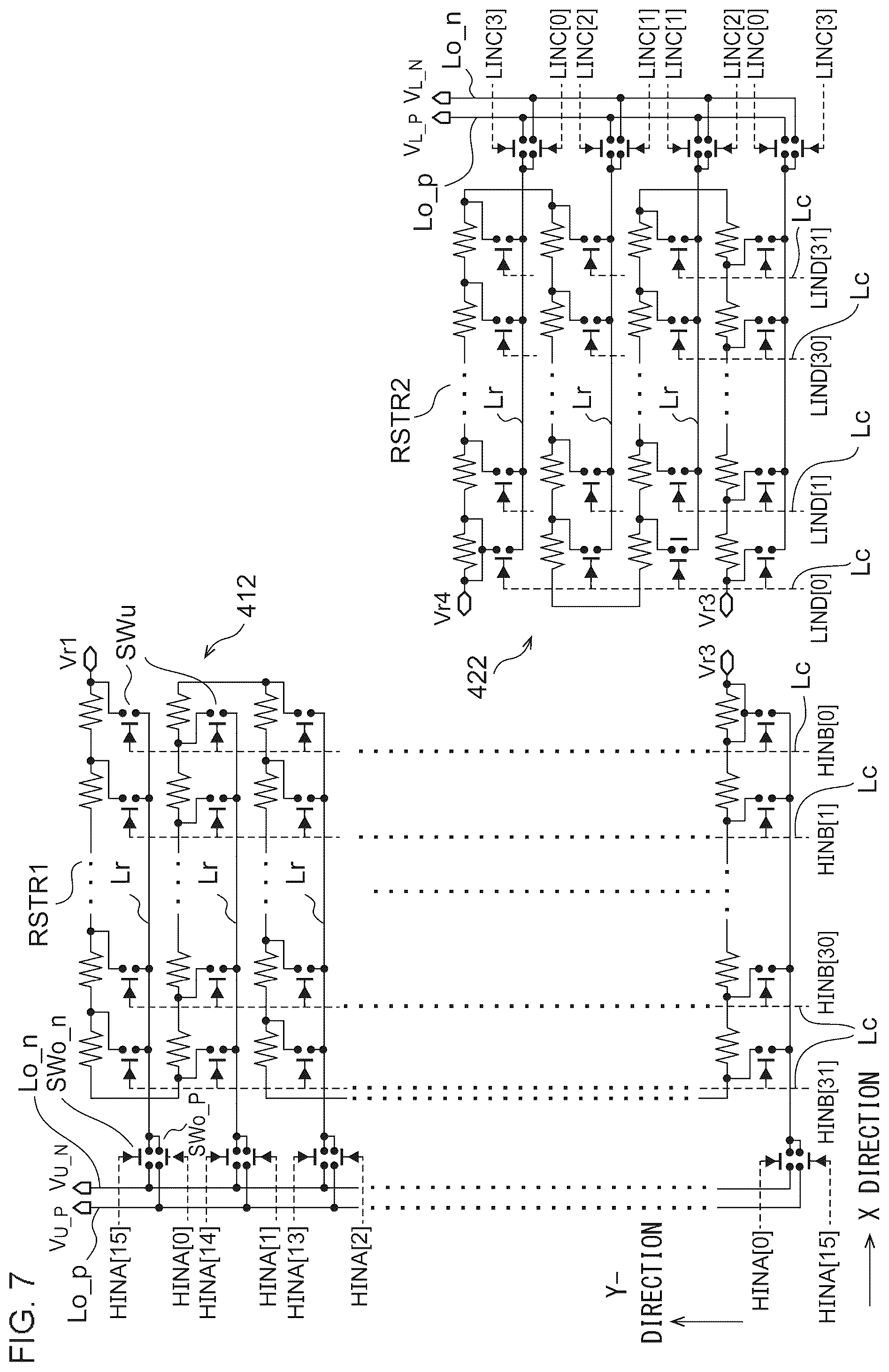 Patent US12348242 Figure 7 – D/A converter