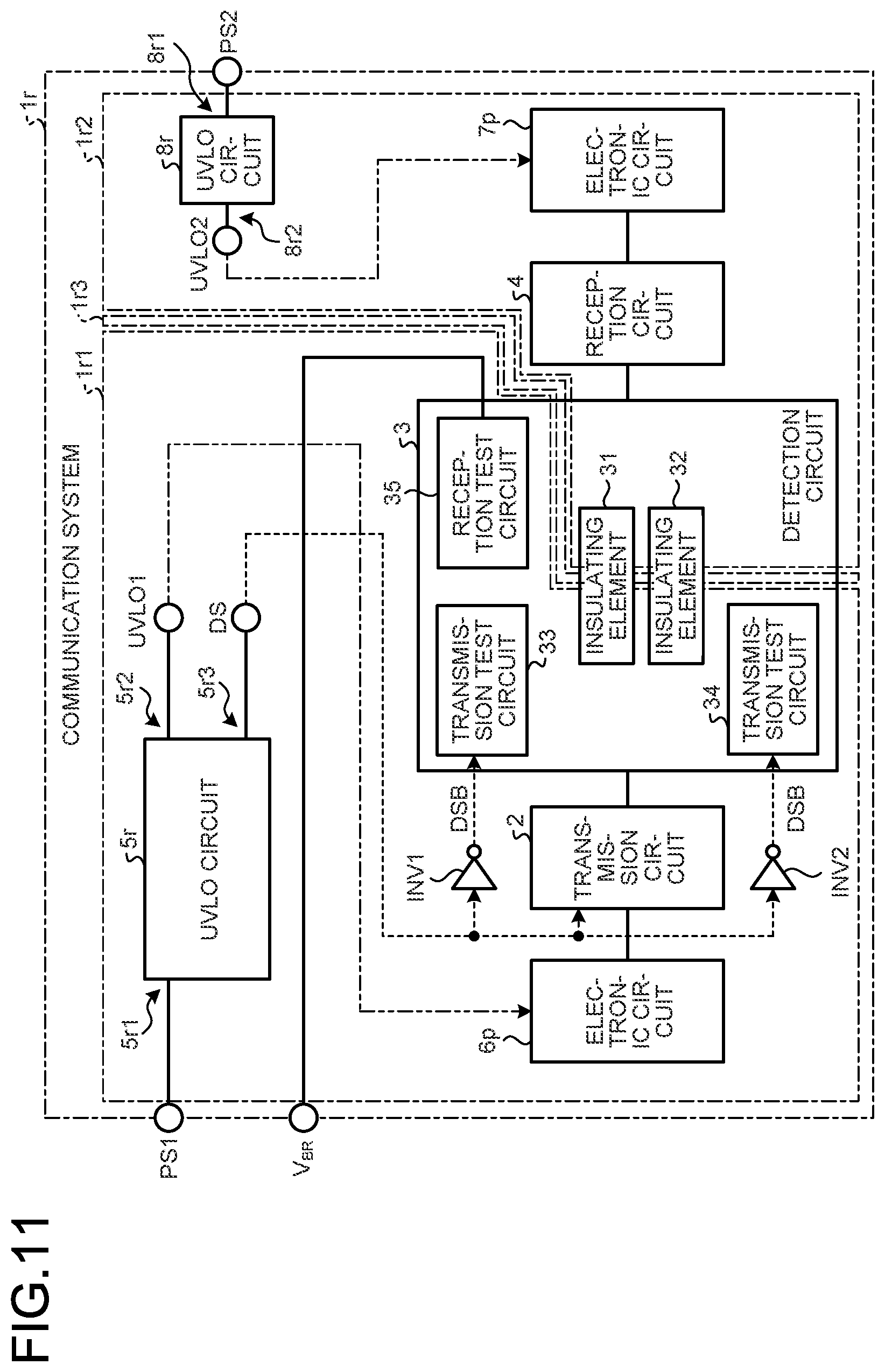Patent US12348254 Figure 10 – Detection circuit and communication system