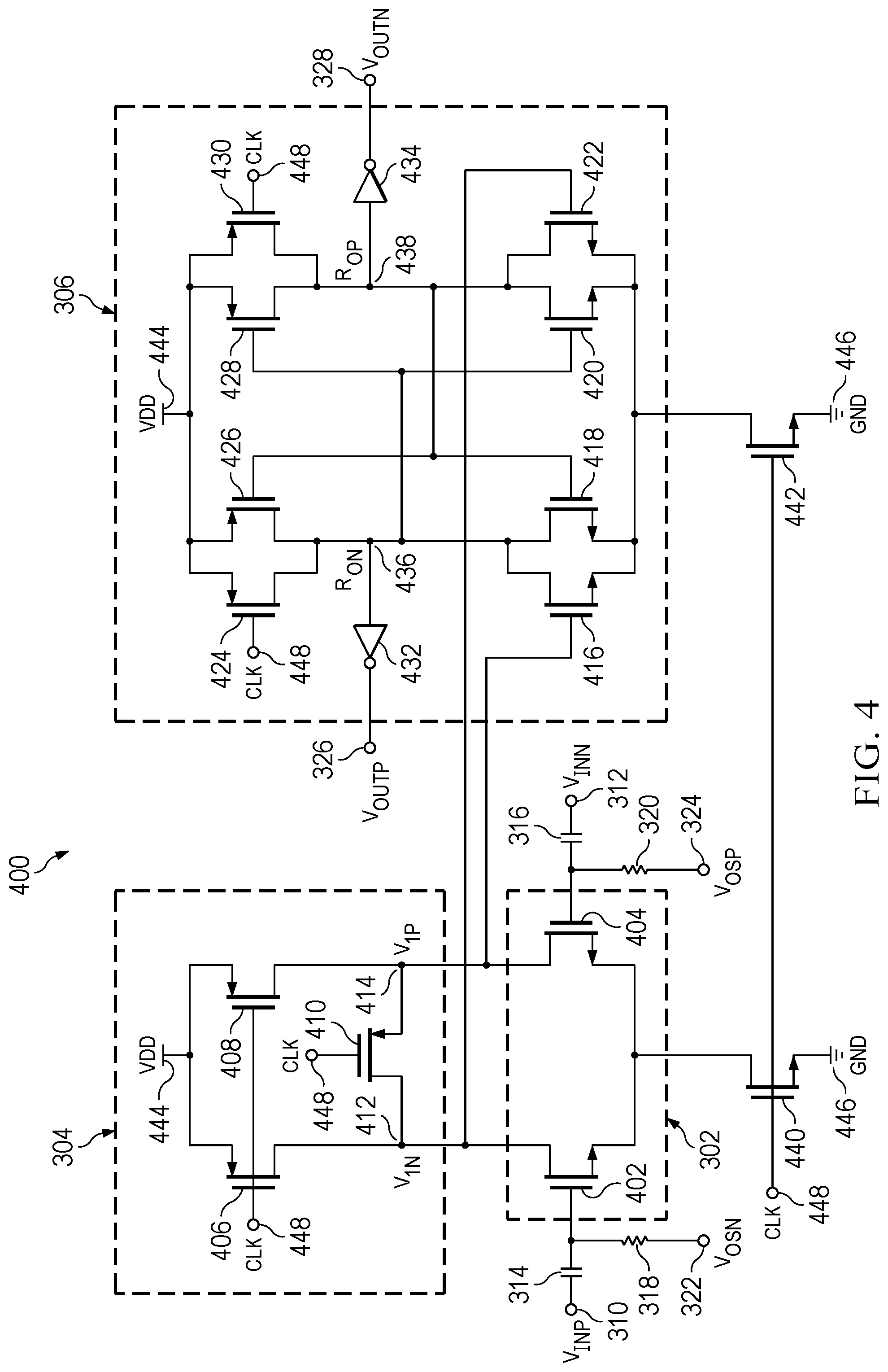 Patent US12348256 Figure 4 – Sampler circuit for high speed serializer/deserializer