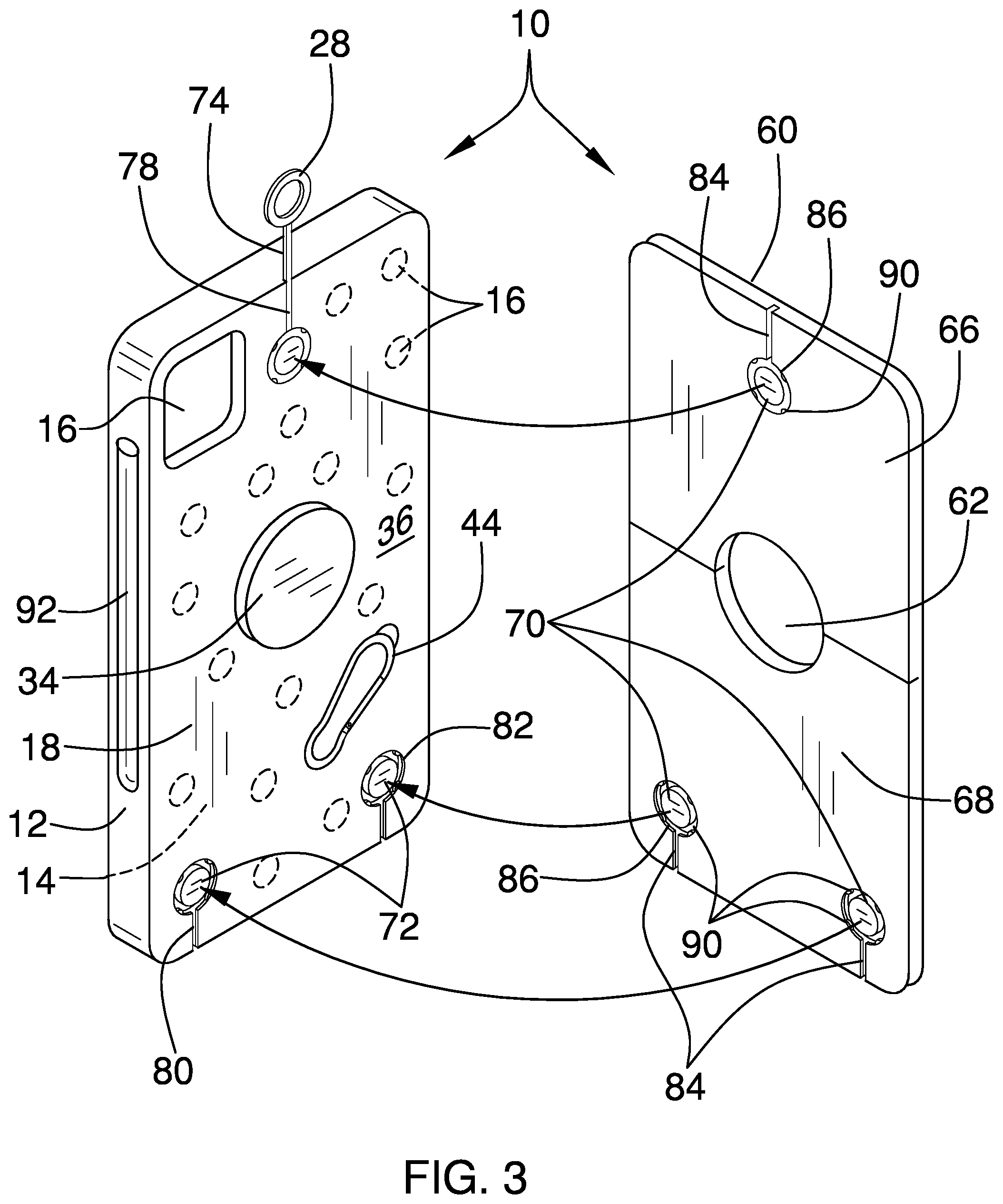 Patent US12348258 Figure 3 – Phone case assembly