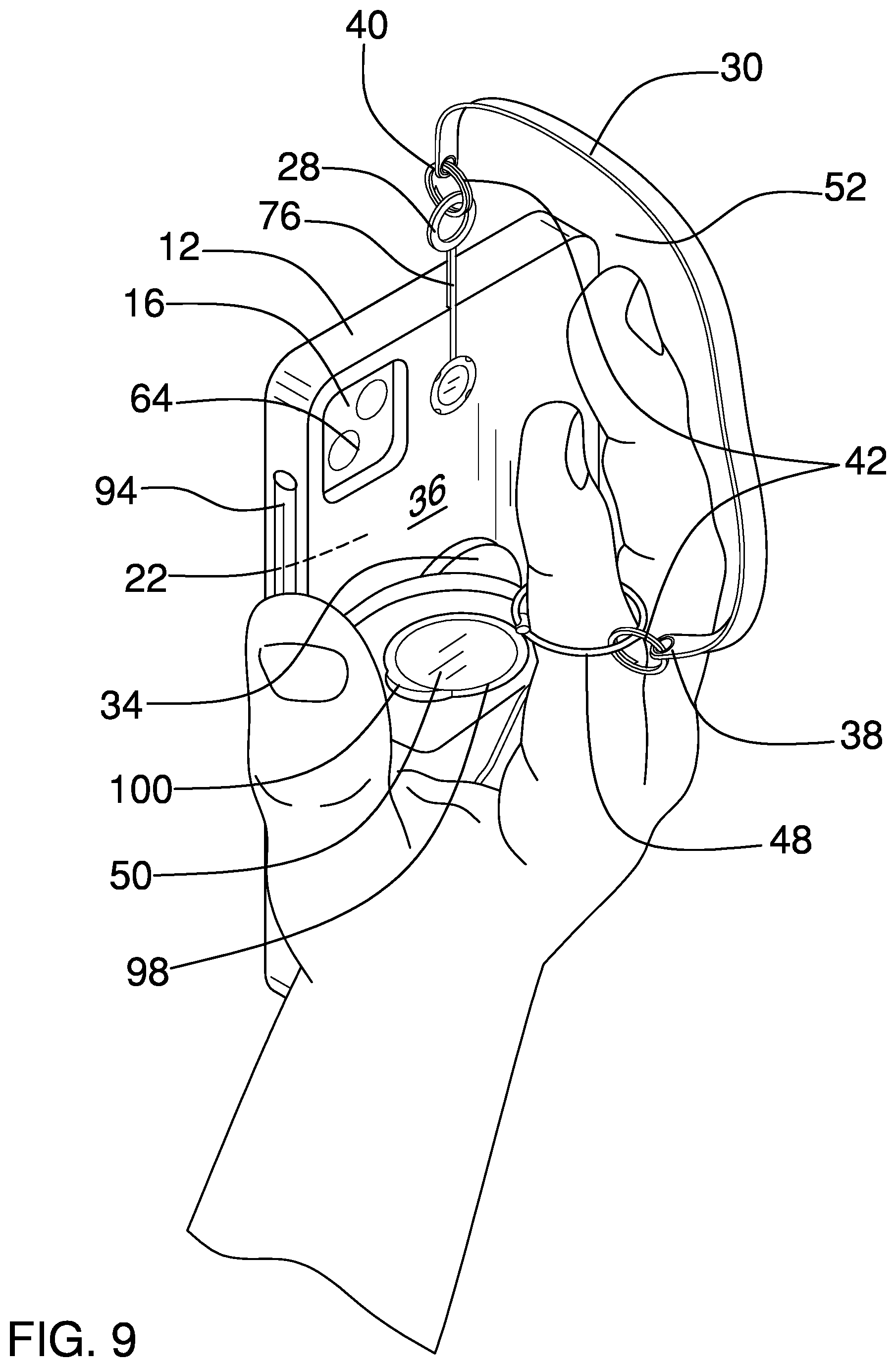 Patent US12348258 Figure 9 – Phone case assembly