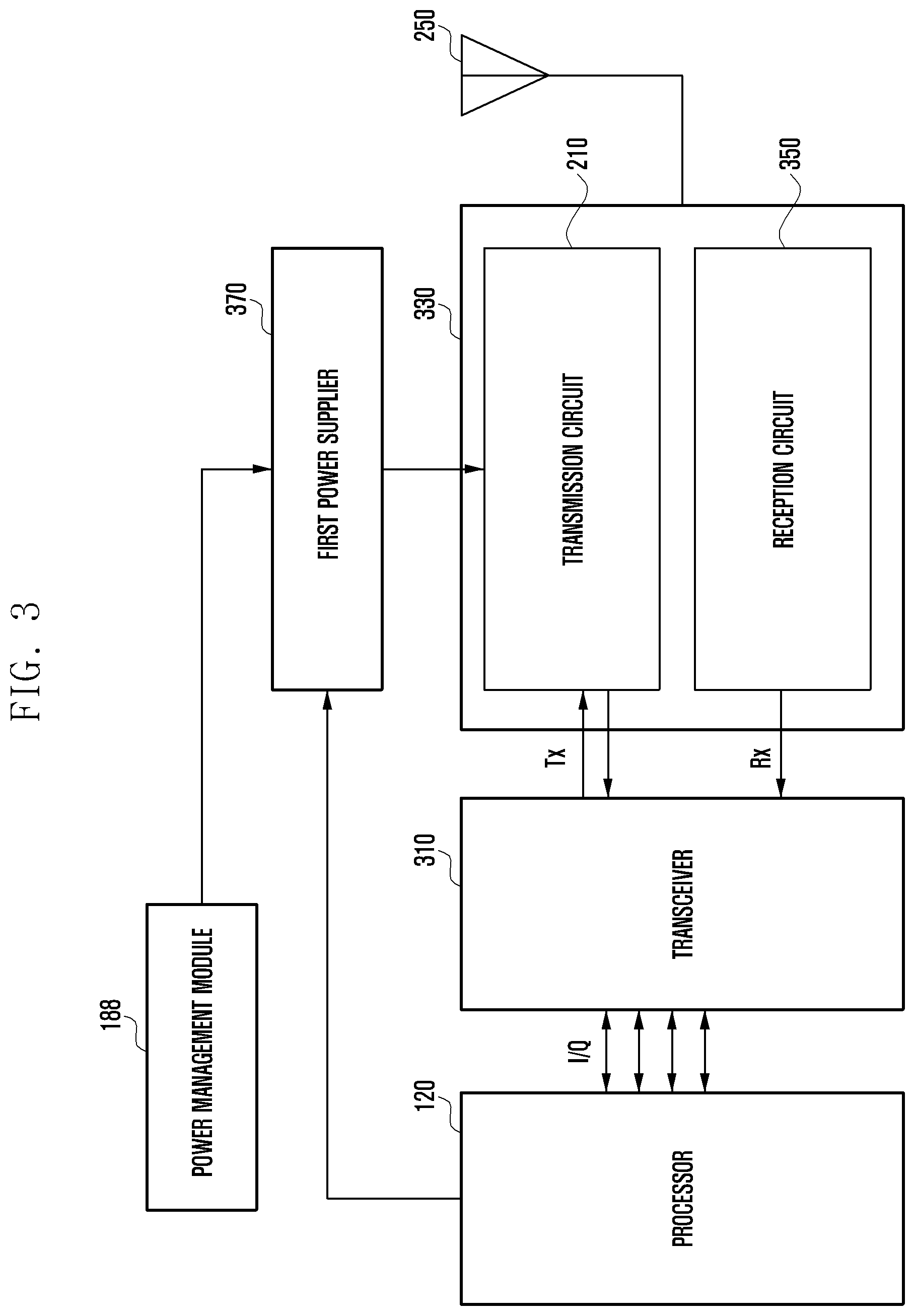 Patent US12348259 Figure 4 – Electronic device and method for controlling power supplied to transmit signal