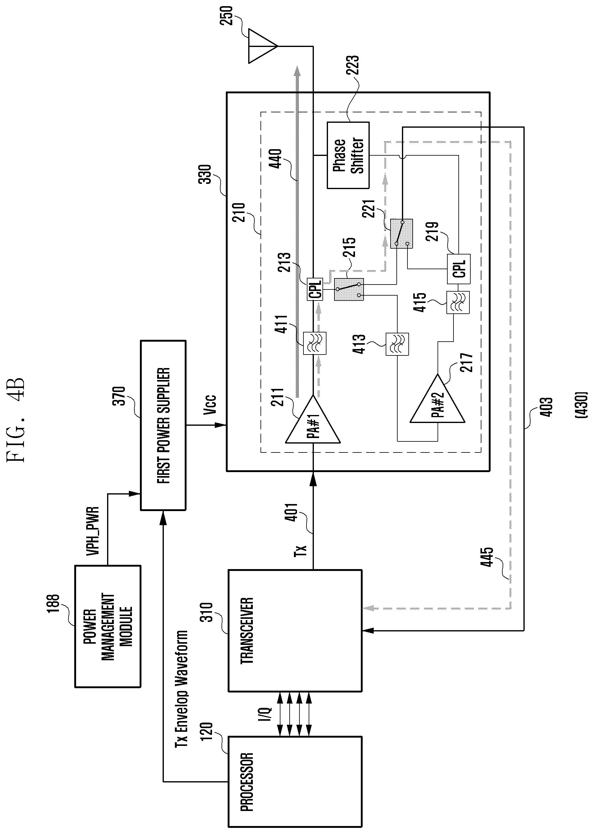 Patent US12348259 Figure 6 – Electronic device and method for controlling power supplied to transmit signal