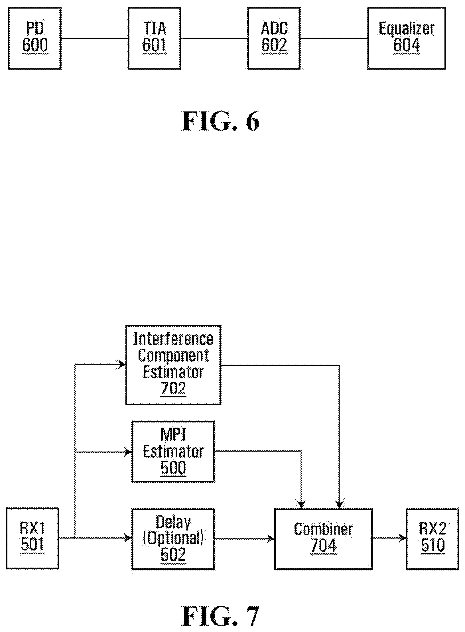 Patent US12348273 Figure 4 – Circuit for multi-path interference mitigation in an optical communication system