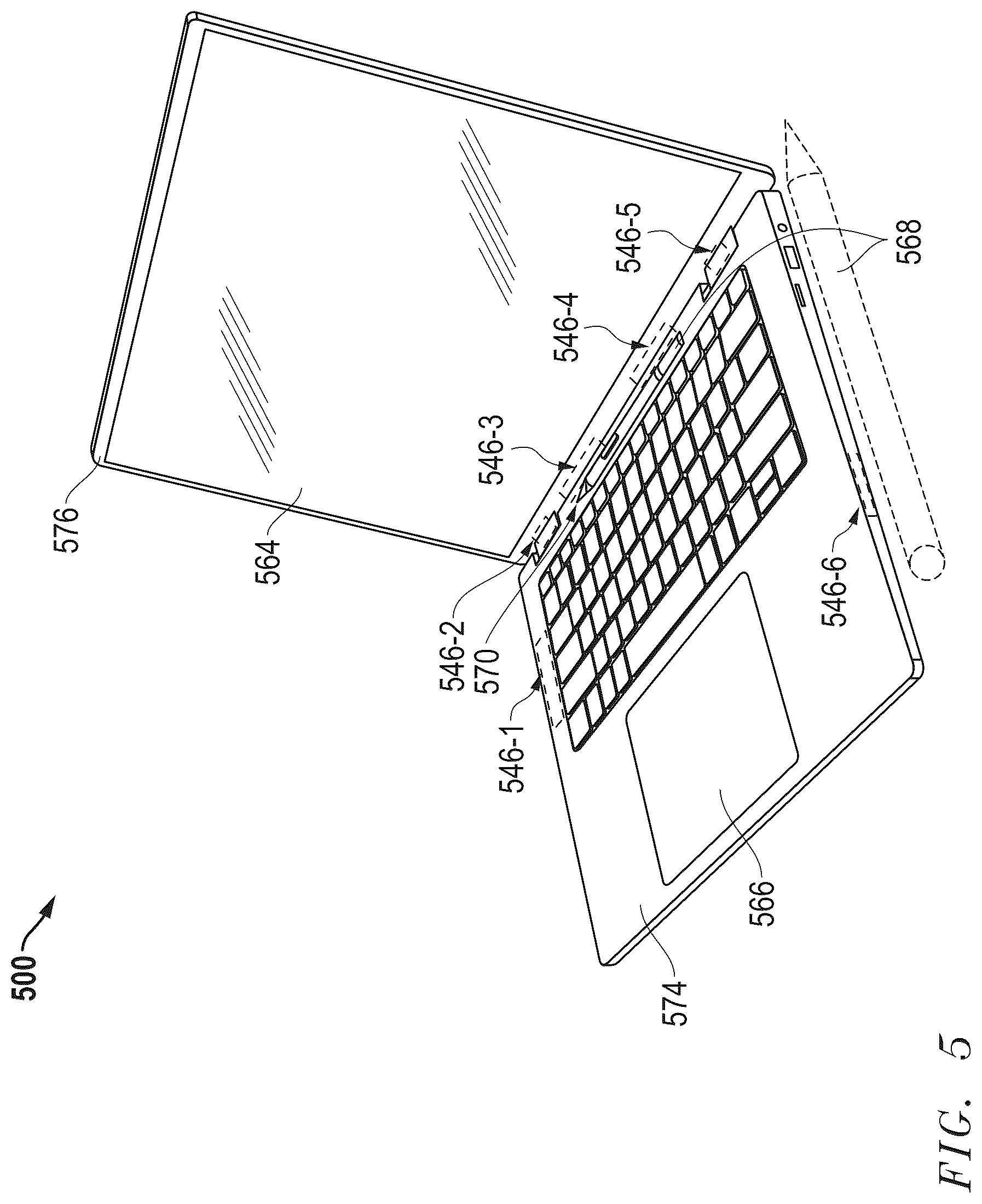 Patent US12348279 Figure 5 – Method and apparatus for Wi-Fi open loop tuning and correction based on band aggregation and loading using radio and system telemetry