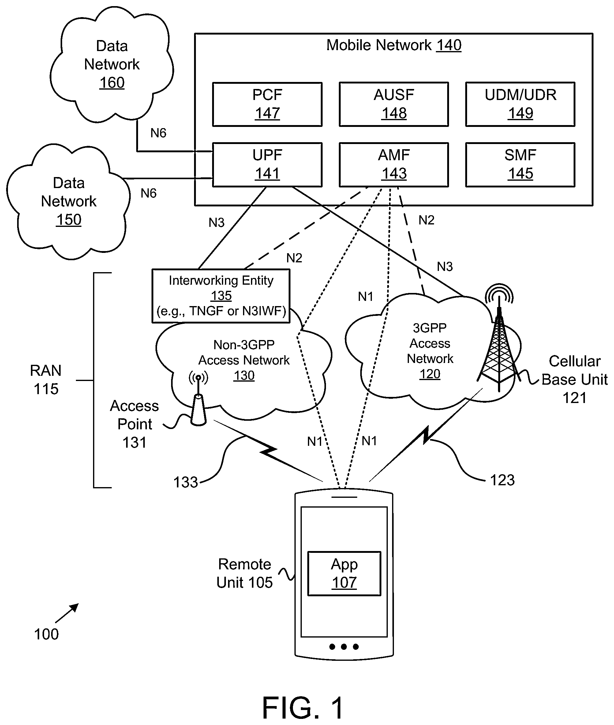 Patent US12348286 — Determining a precoder for wireless communications — Figure 1