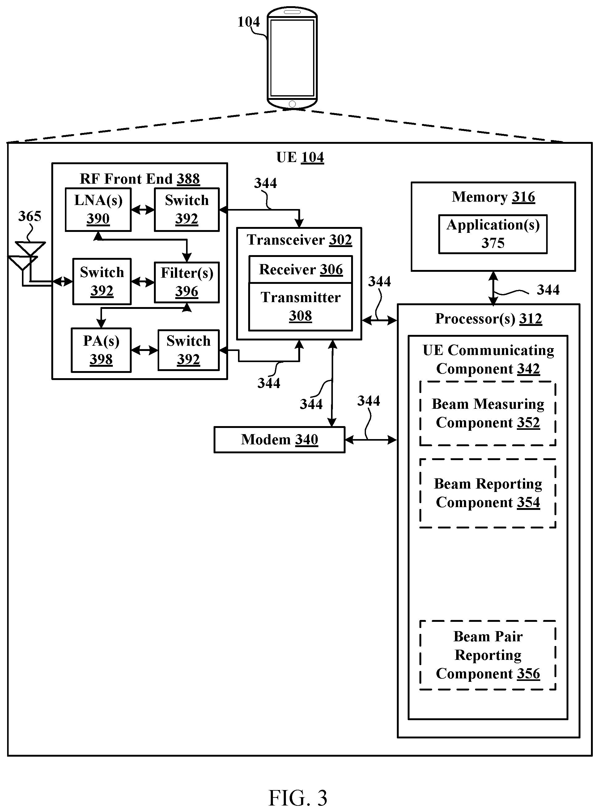Patent US12348299 Figure 3 – Techniques for selecting beams in full duplex wireless communications