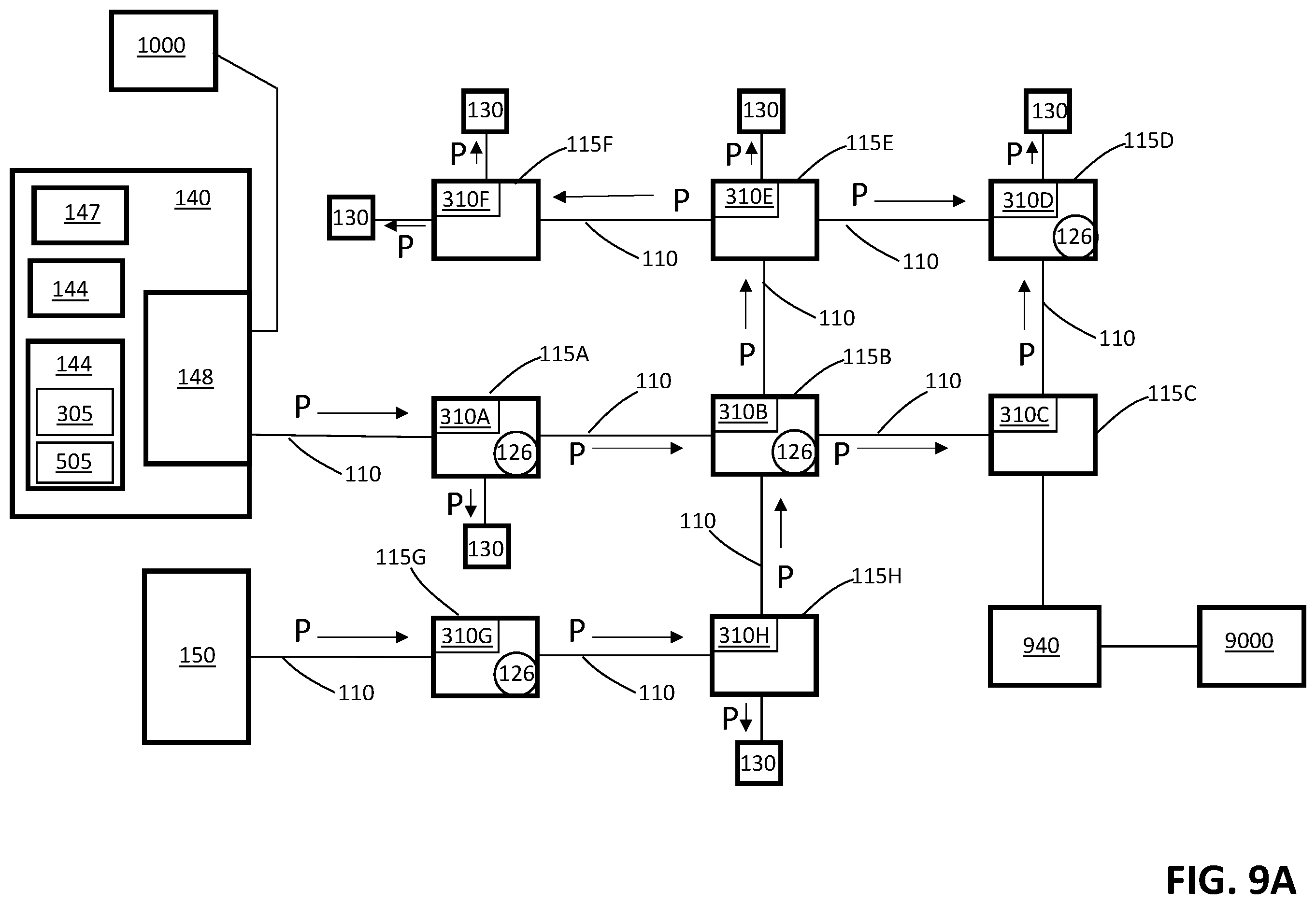Patent US12348323 Figure 13 – Power distribution and data routing in a network of devices interconnected by hybrid data/power links