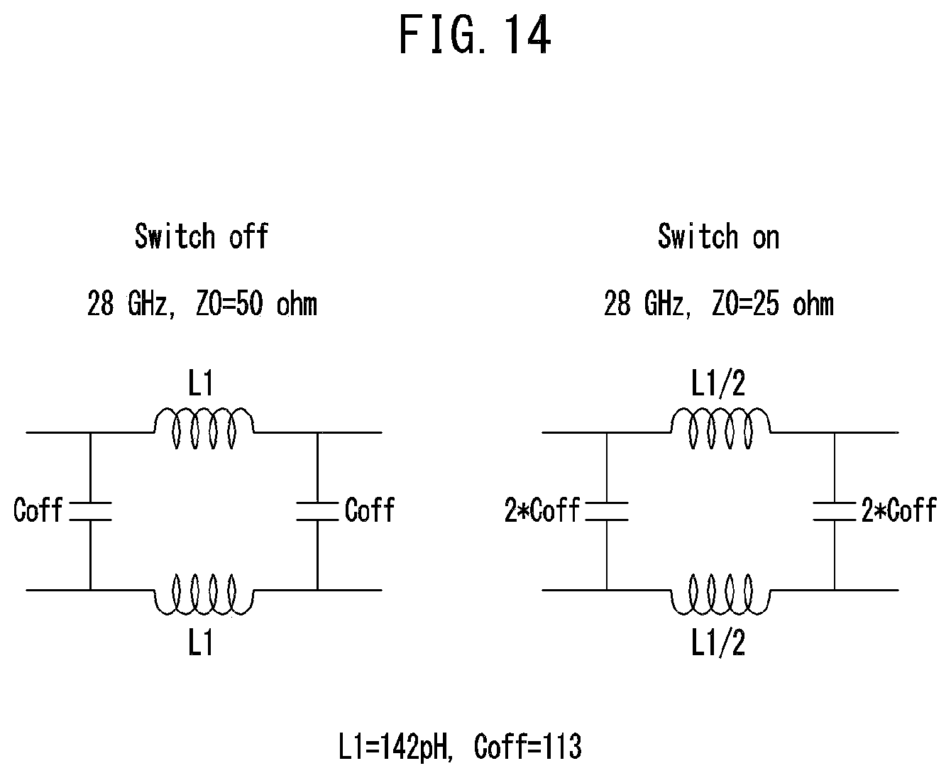 Patent US12348338 Figure 11 – Reconfigurable circuit for differential network including cross-coupled switch