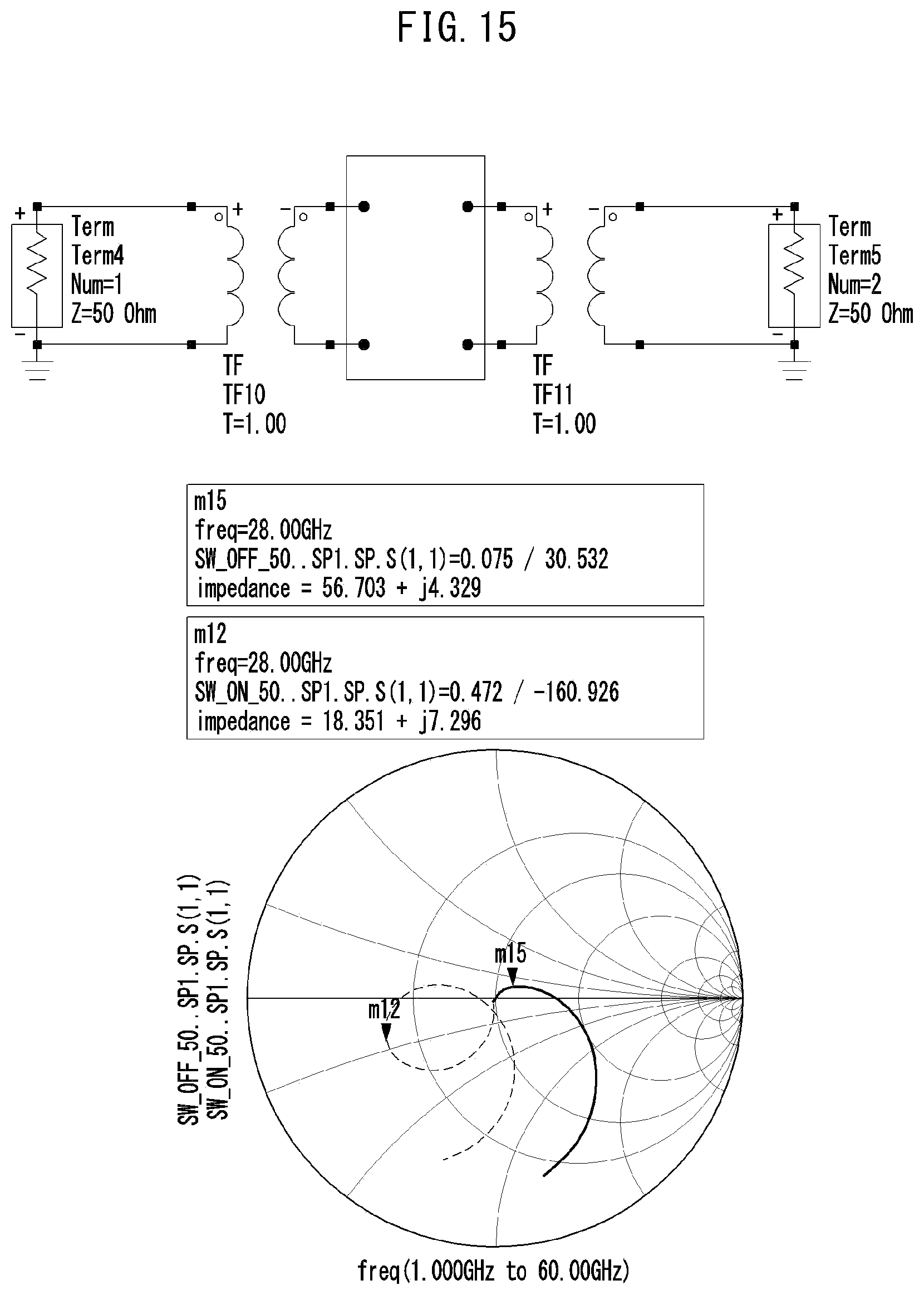 Patent US12348338 Figure 12 – Reconfigurable circuit for differential network including cross-coupled switch
