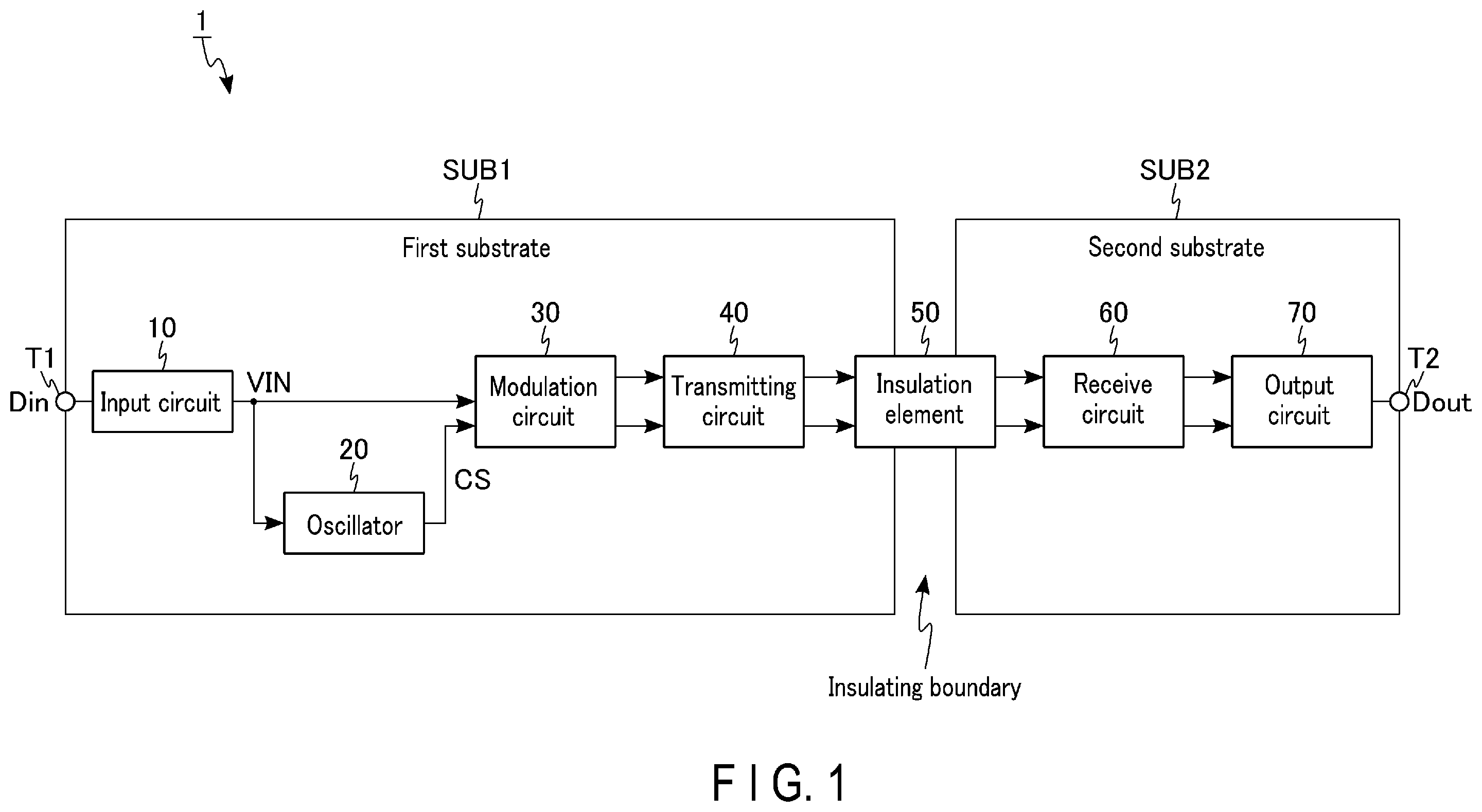 Patent US12348342 Figure 1 – Communication device