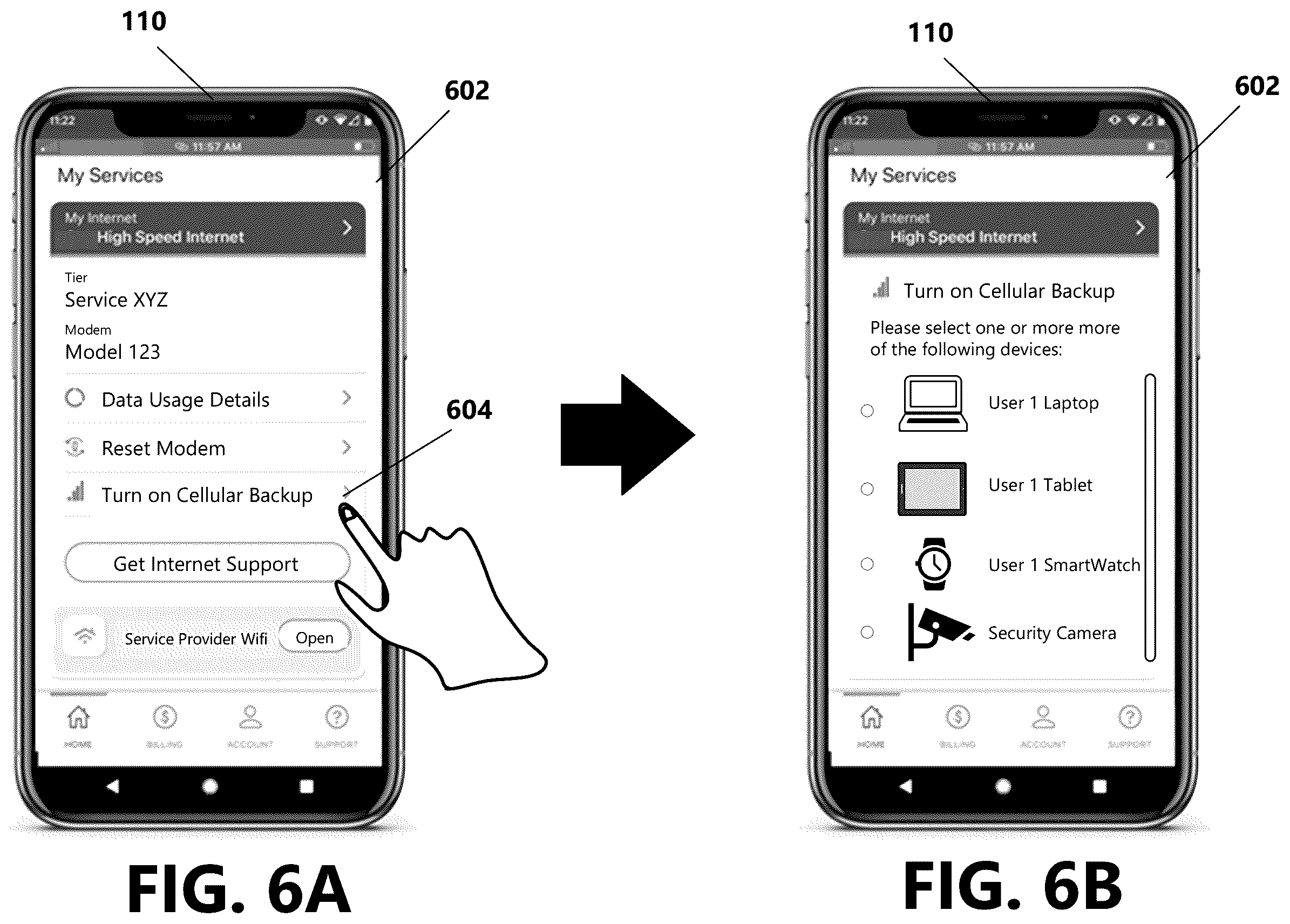 Patent US12348357 Figure 6 – Failover to cellular service for seamless internet connectivity