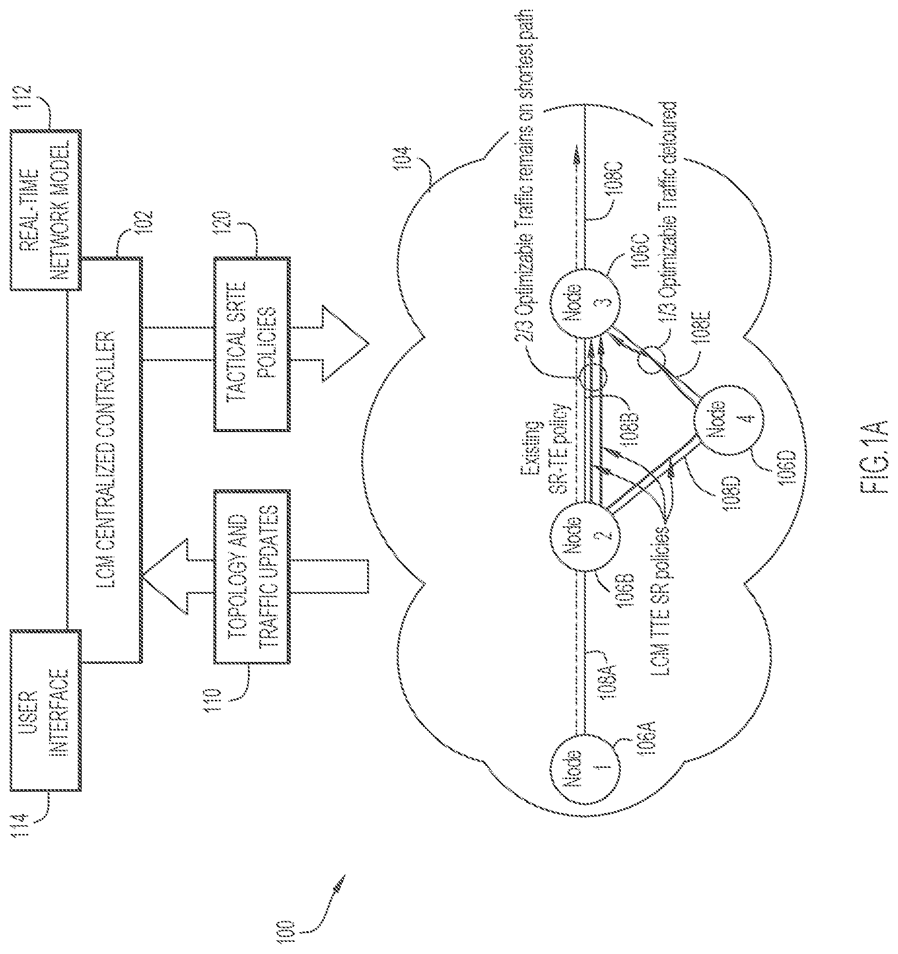 Patent US12348421 Figure 1 – Local congestion mitigation