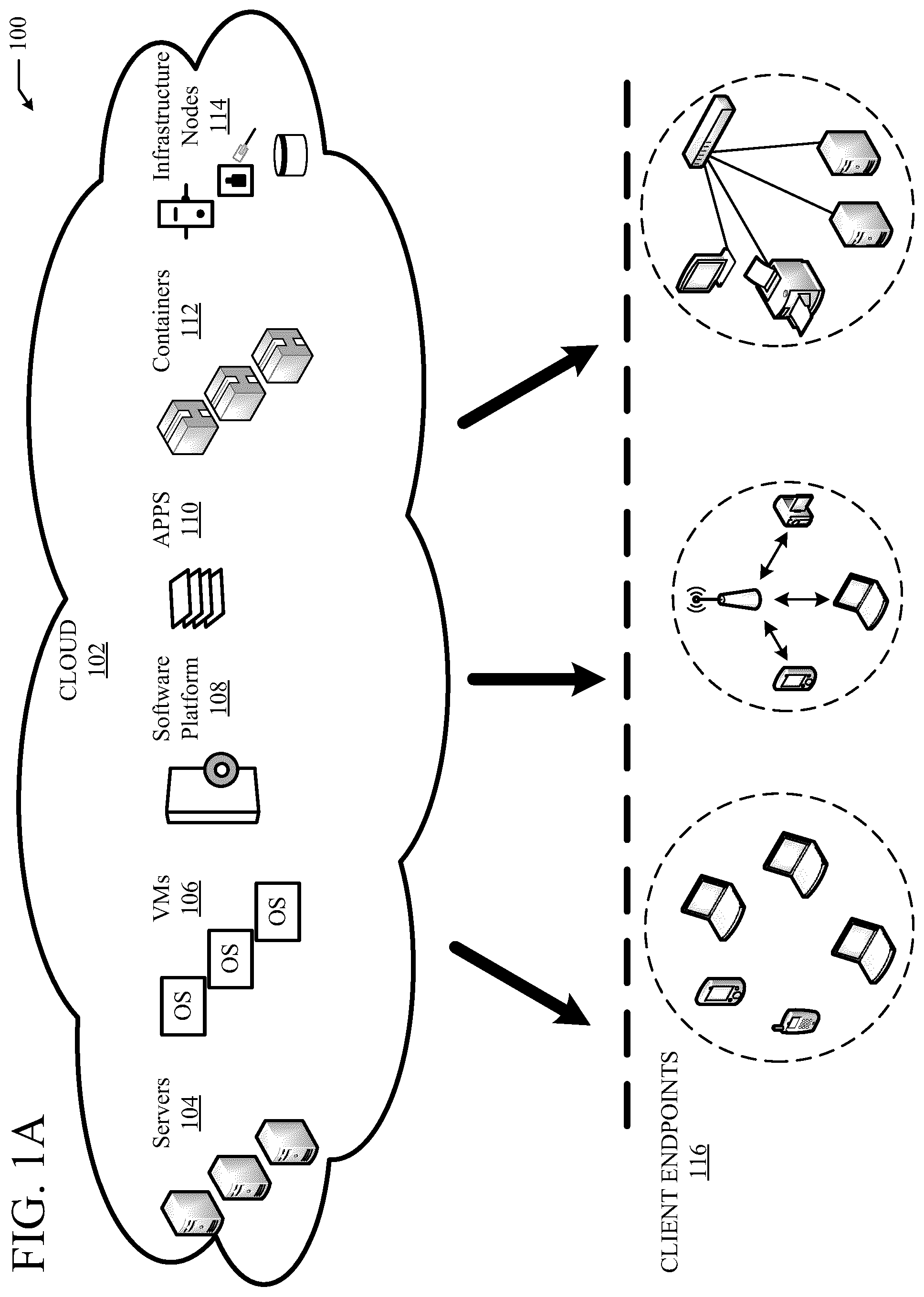 Patent US12348436 Figure 1 – Intelligent quarantine on switch fabric for physical and virtualized infrastructure